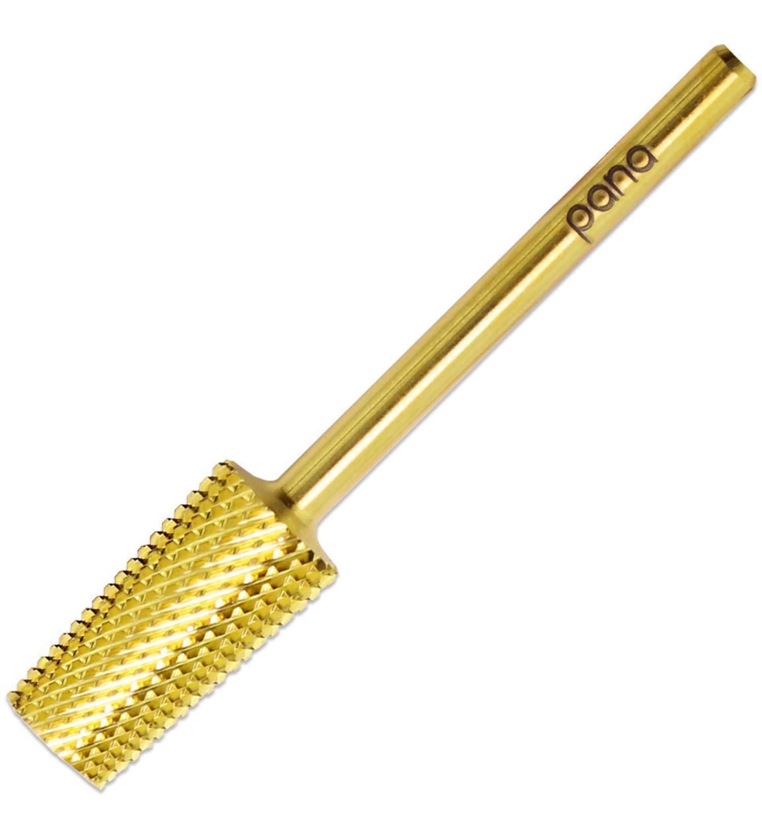 Pana Premium 3/32 Tapered Carbide Nail Bit for Electric Dremel Drill - Fine Gold | Nail Art Manicure Pedicure File Cuticle Cleaner - Buy Online on GoSupps.com