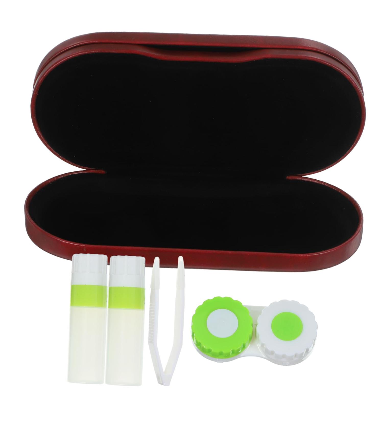 Buy Healeved Sports Glasses & Contact Lens Travel Case Set - Durable Hard Shell Etui & Accessories for Outdoor Adventures - Buy Online on GoSupps.com