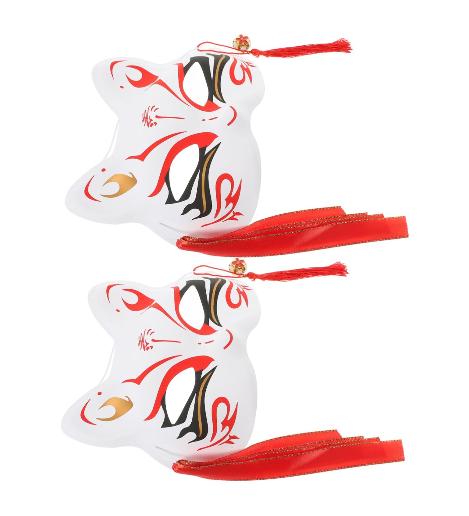ABOOFAN 2-Piece White Masking Decoration Party Accessories - Unique Costume Clothing - International Shipping Available - Buy Online on GoSupps.com