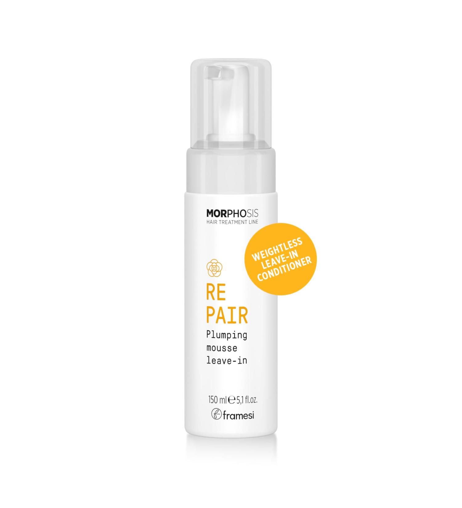 Buy FRAMESI Morphosis Repair Plumping Hair Mousse | Weightless Leave-In Conditioner - International Shipping Available - Buy Online on GoSupps.com
