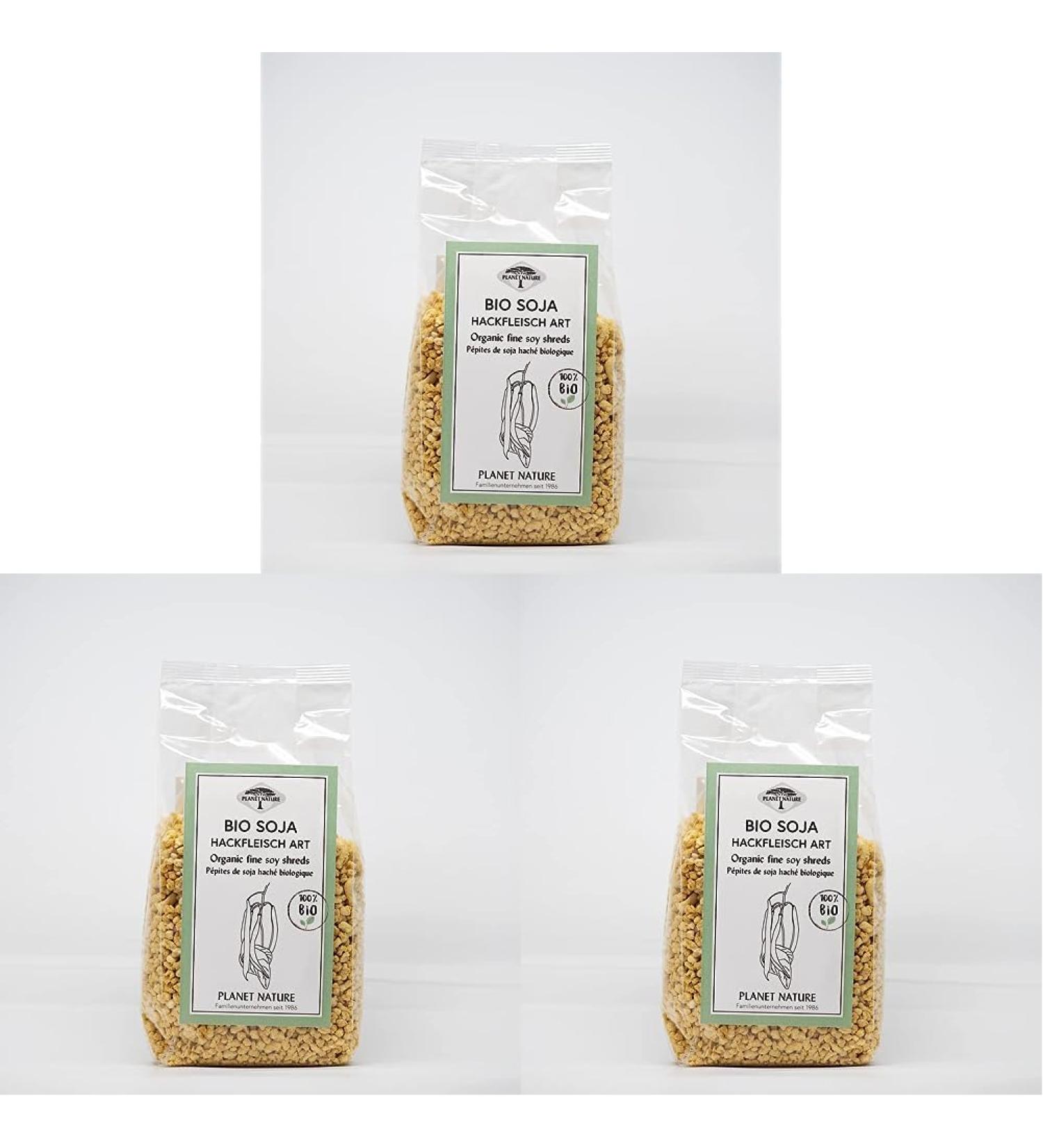 Buy Planet Nature Organic Soya Minced Meat Style (200g Pack of 3) - Healthy Vegan Protein International Shipping Available - Buy Online on GoSupps.com
