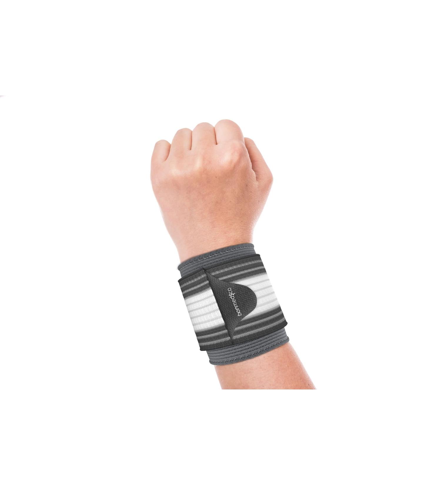 Buy Bonmedico Osto Elastic Wrist Wraps - Support Brace for Men & Women Ideal for Sports and Sprained Wrists - International Shipping Available - Buy Online on GoSupps.com