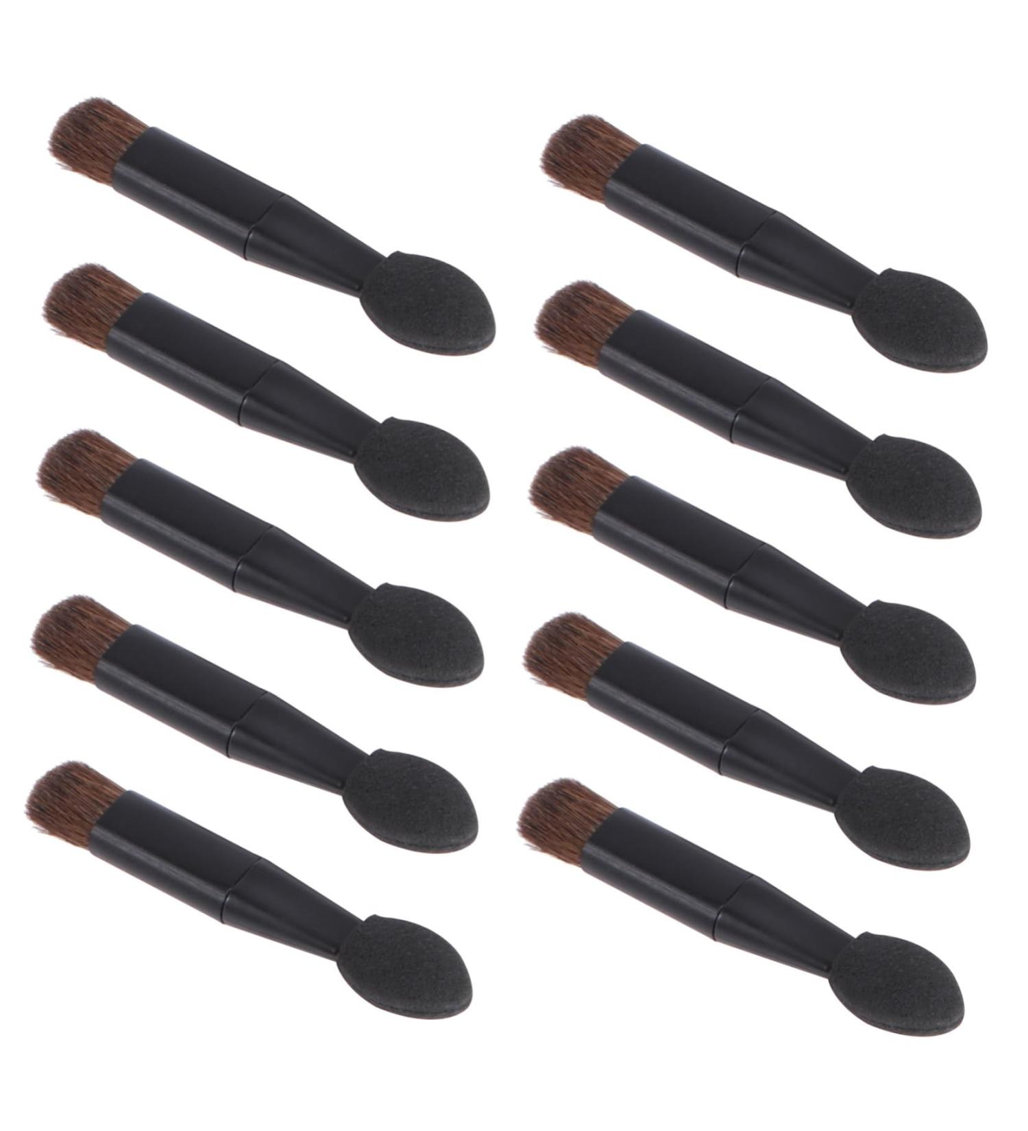 Mikinona 10pcs Double Ended Eye Shadow Stick Eye Makeup Makeup Eyeshadow Makeup Brush Horse Hair - Buy Online on GoSupps.com