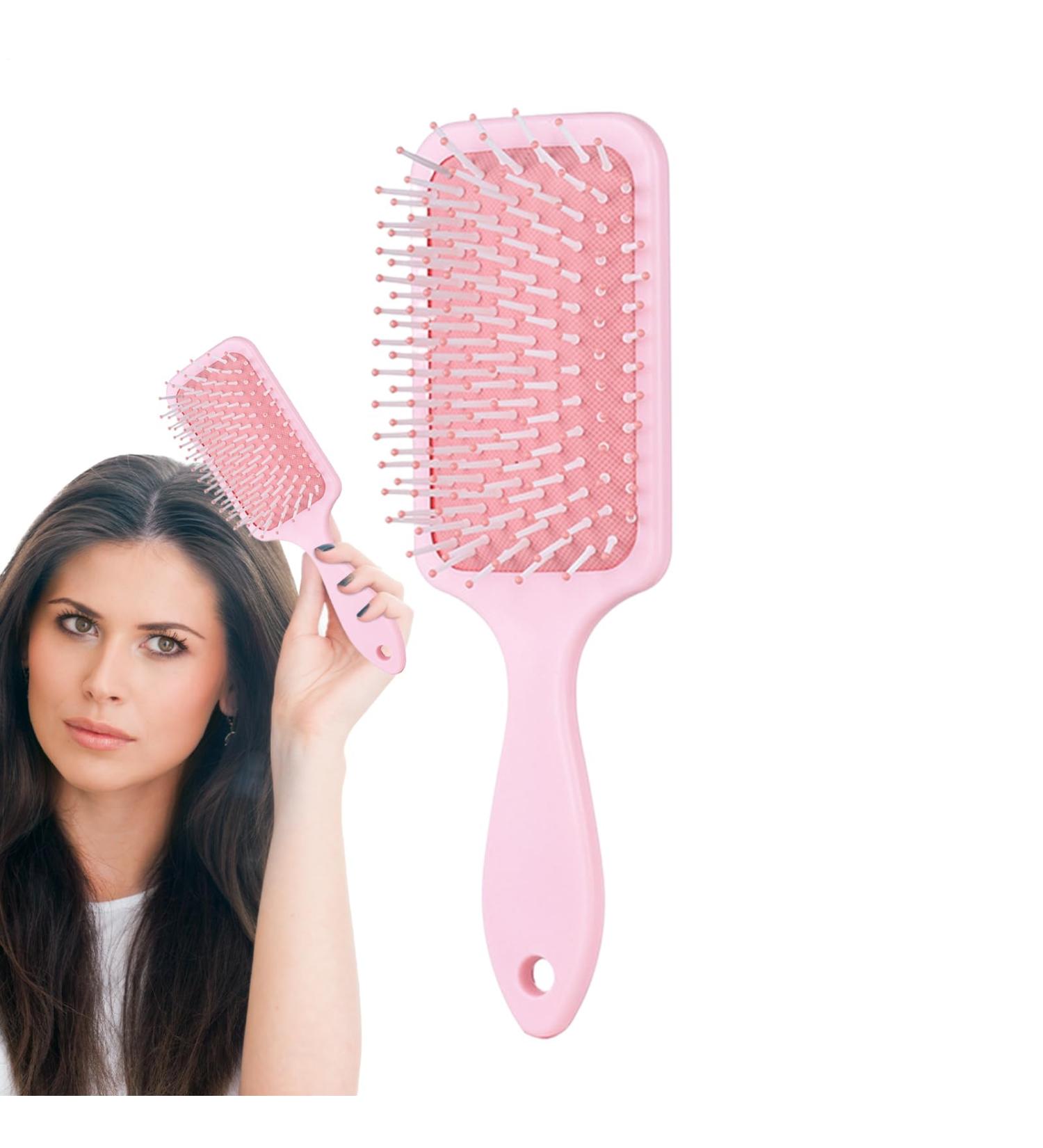 gifyym Curl Defining Brush Curling Brush for Women and Men Less Pulling Magic Styler Airstyler Hair Curly Styling Hair Brushes for Detangling Combing Shaping and Defining Pink - Buy Online on GoSupps.com