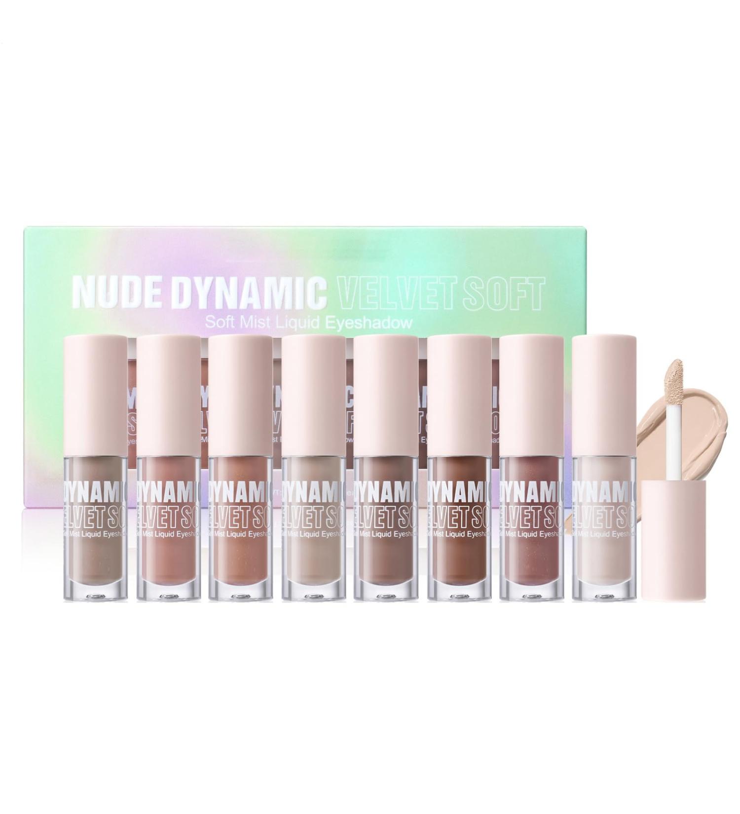 Renchey Liquid Eyeshadow Matte Matte Eye Tint Liquid Eyeshadow Waterproof Highly Pigmented Creamlike Feel 8 Colors Women Makeup Longlasting Cosmetics Easy to Apply - Buy Online on GoSupps.com