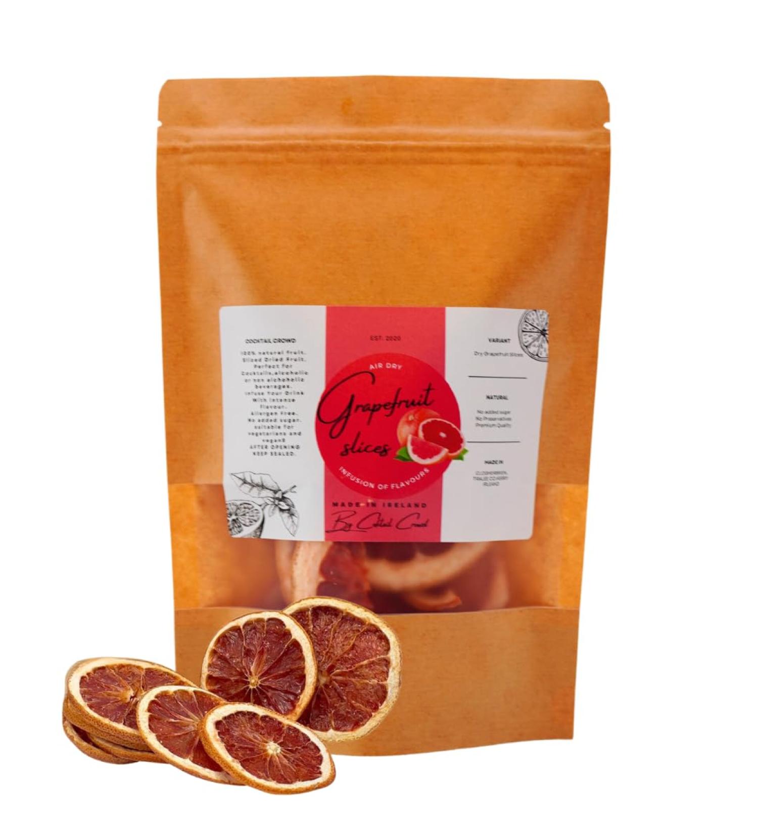 Cocktail Crowd Dried Grapefruit Slices for Cocktails Garnish Air Dried Grapefruit Slices for Drinks Gin Cocktails dehydrated no Sugar no additives Edible Cake Crafts Christmas Decorations - Buy Online on GoSupps.com