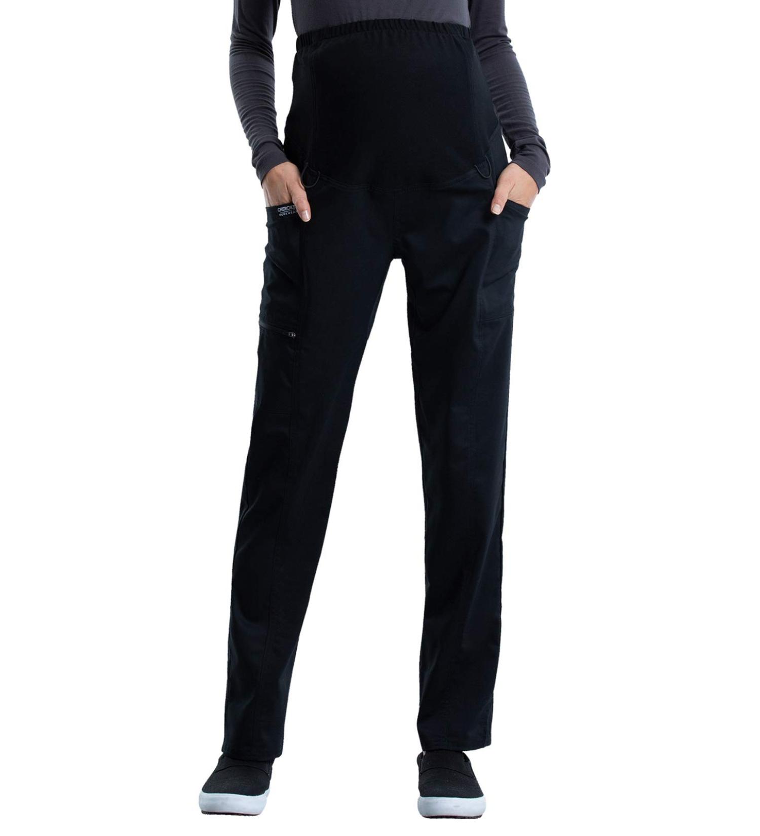 Cherokee Workwear Revolution Maternity Scrub Pant - Black, Size Medium | WW155 - Buy Online on GoSupps.com