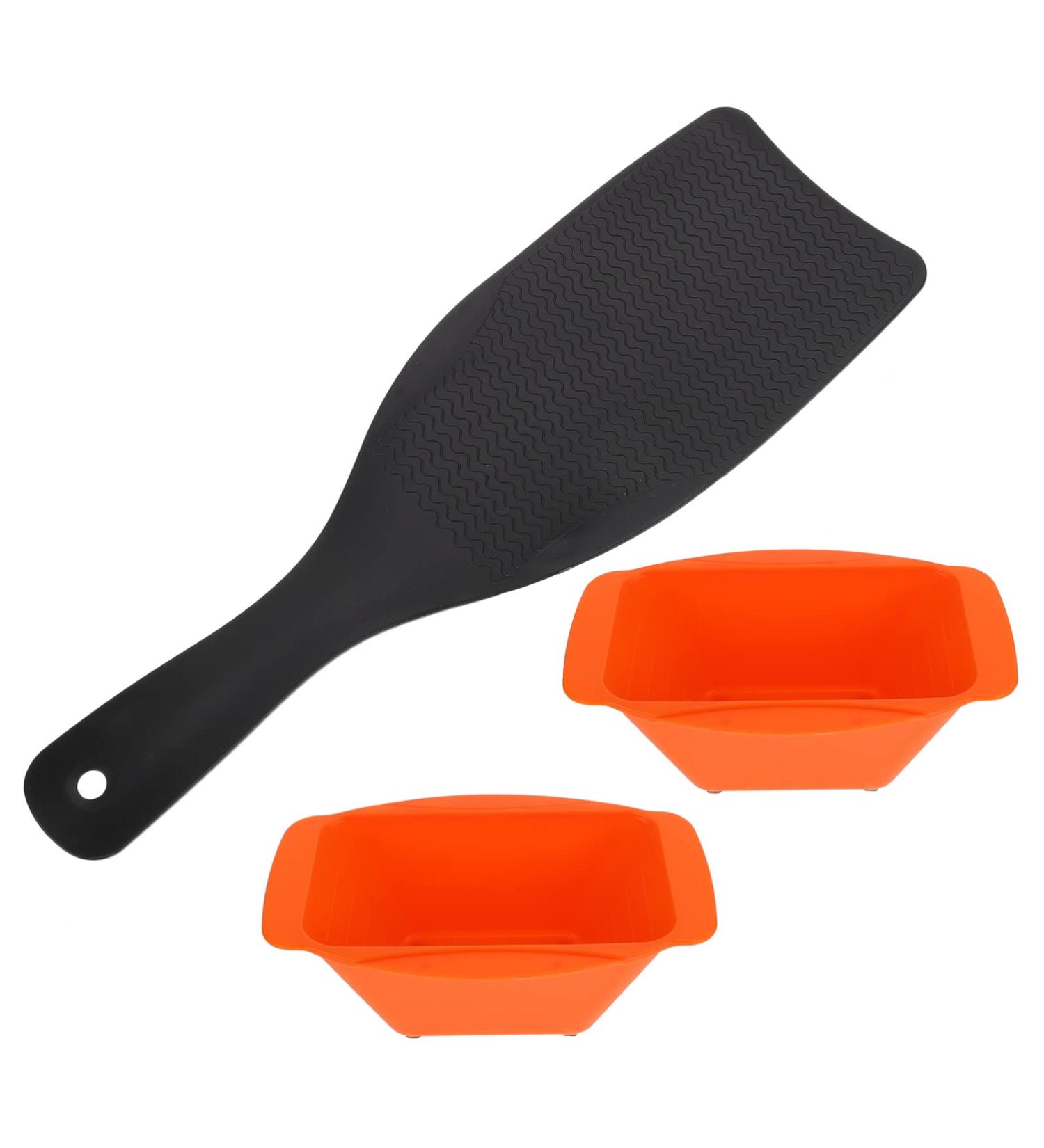 LALAFINA 1 Set Hair Coloring Tools Goldendoodle Brush Hair Dye Color Board Dying Paddle Dye Board Hair Dye Mixing Bowl Hair Dye Long Board Balayage Board Abs Modeling Hairdressing Tool Orange - Buy Online on GoSupps.com