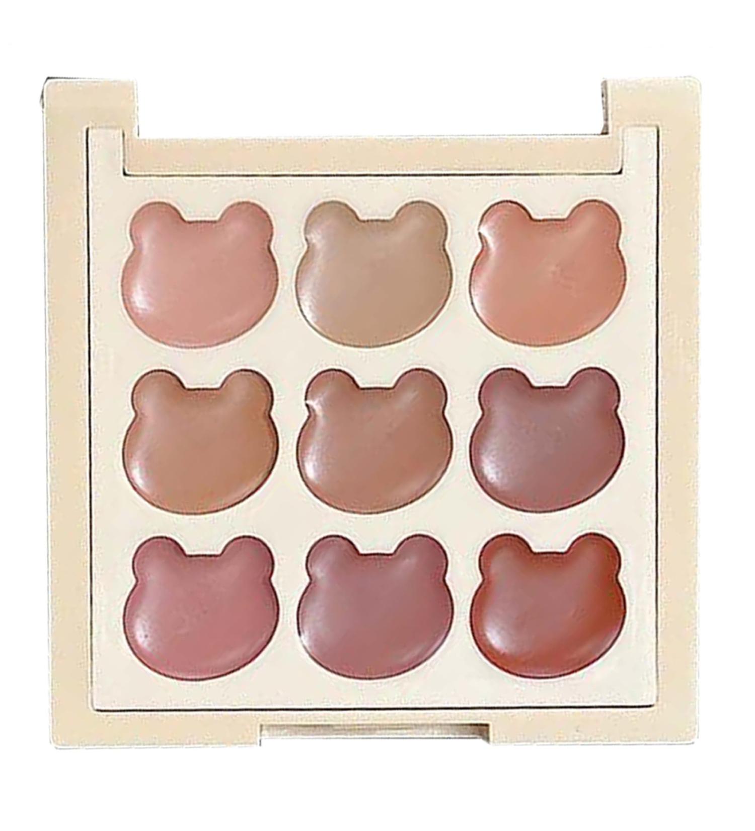  G n rique Lip Gloss Palette - 9 Shades Lip Makeup Palette for Women and Teens | Intense and Long-Lasting Shades On-the-Go Cosmetics for Outings Travel and School - Buy Online on GoSupps.com