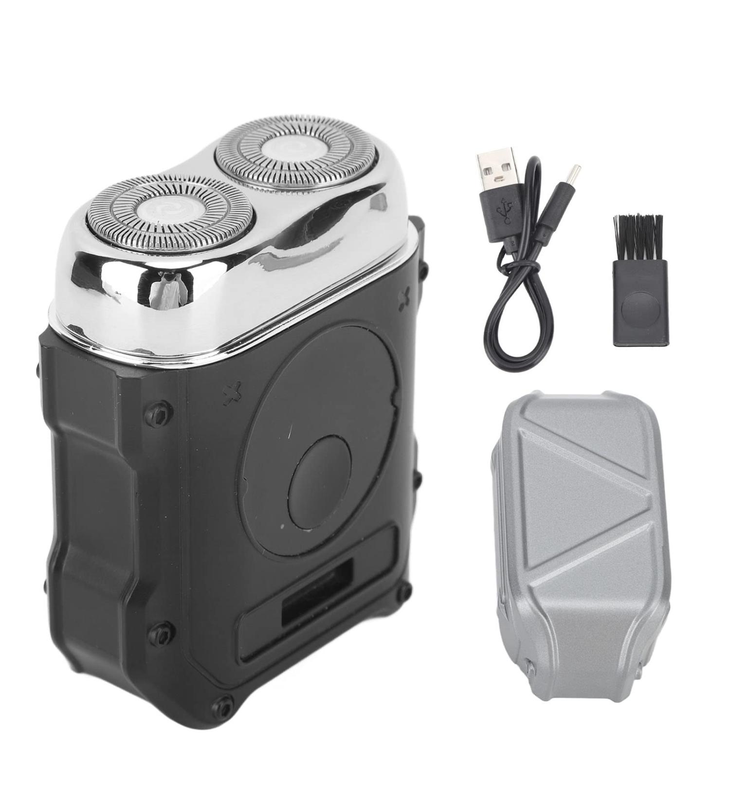 Electric Portable Mini Beard Trimmer - IPX6 400mAh Rechargeable Type C Clipper for Men - Buy Online on GoSupps.com