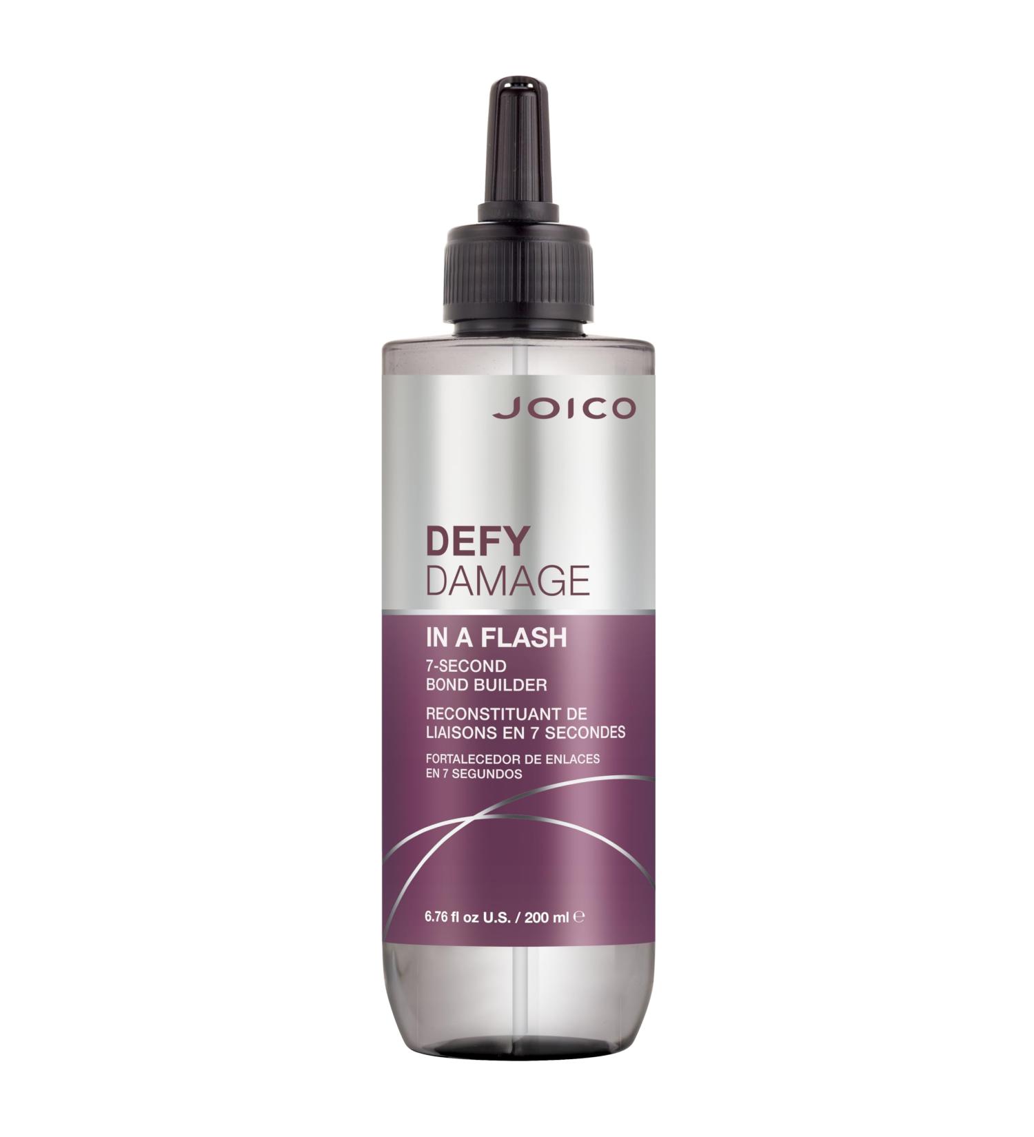 Joico Defy Damage In A Flash 7-Second Bond Building Hair Treatment | Liquid Keratin | Quick Strengthening & Protection | Color-Safe Formula | 7.1 Fl Oz - Buy Online on GoSupps.com
