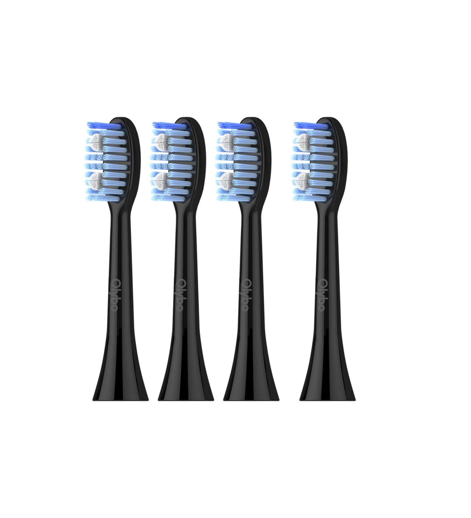 Olybo Sonic Toothbrush Replacement Brush Heads - Z-black - Buy Online on GoSupps.com