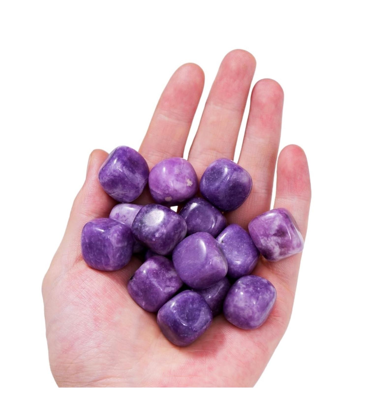50g Natural Rolling Stone Purple Lilac Crystal Squares Crystal Tumbled Stone Gemstone Decoration Gifts Stone Mineral Specimen - Buy Online on GoSupps.com