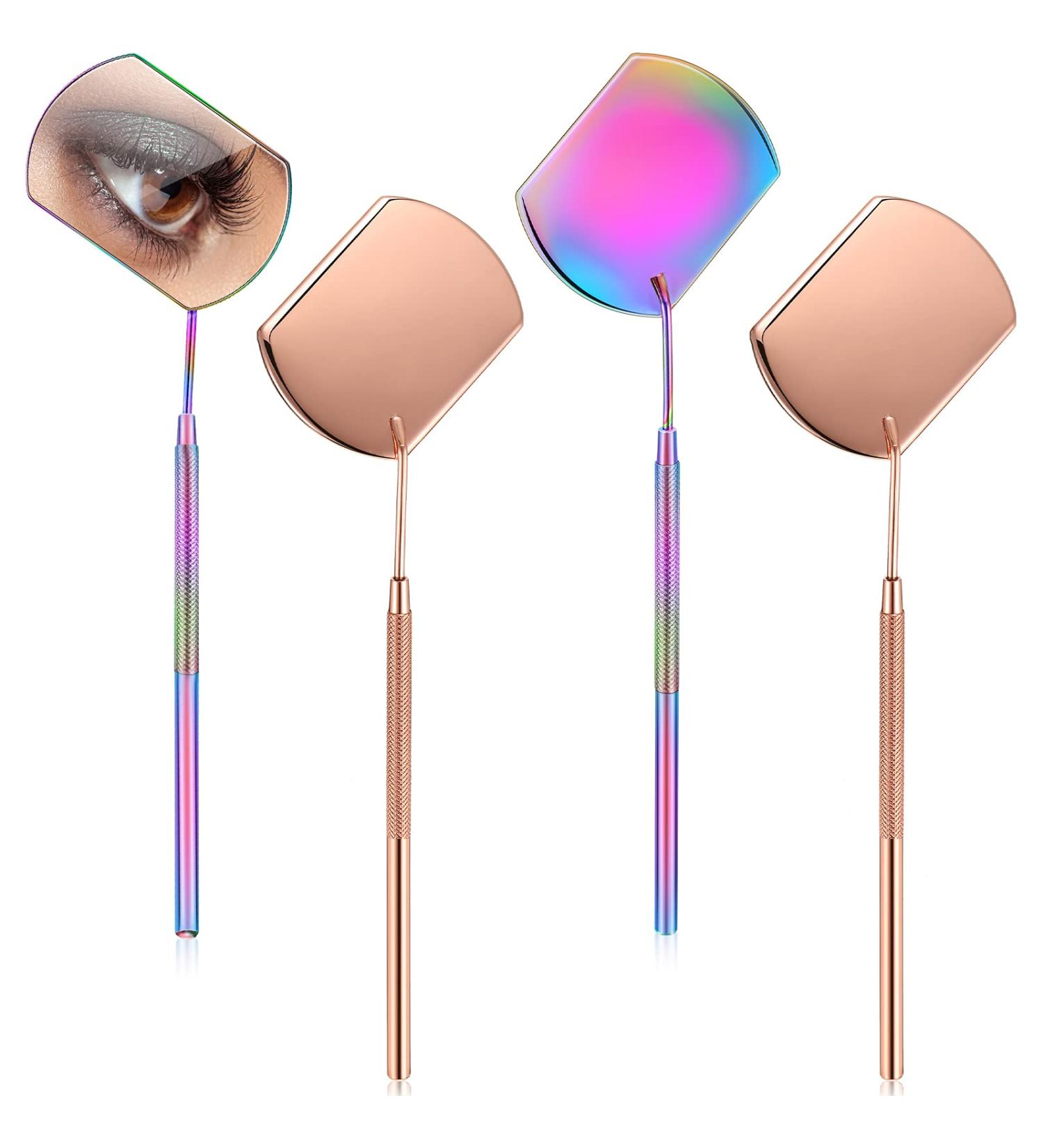 4-Piece Stainless Steel Eyelash Extension Mirror Set - Perfect Lash Tools for Professionals - Buy Online on GoSupps.com