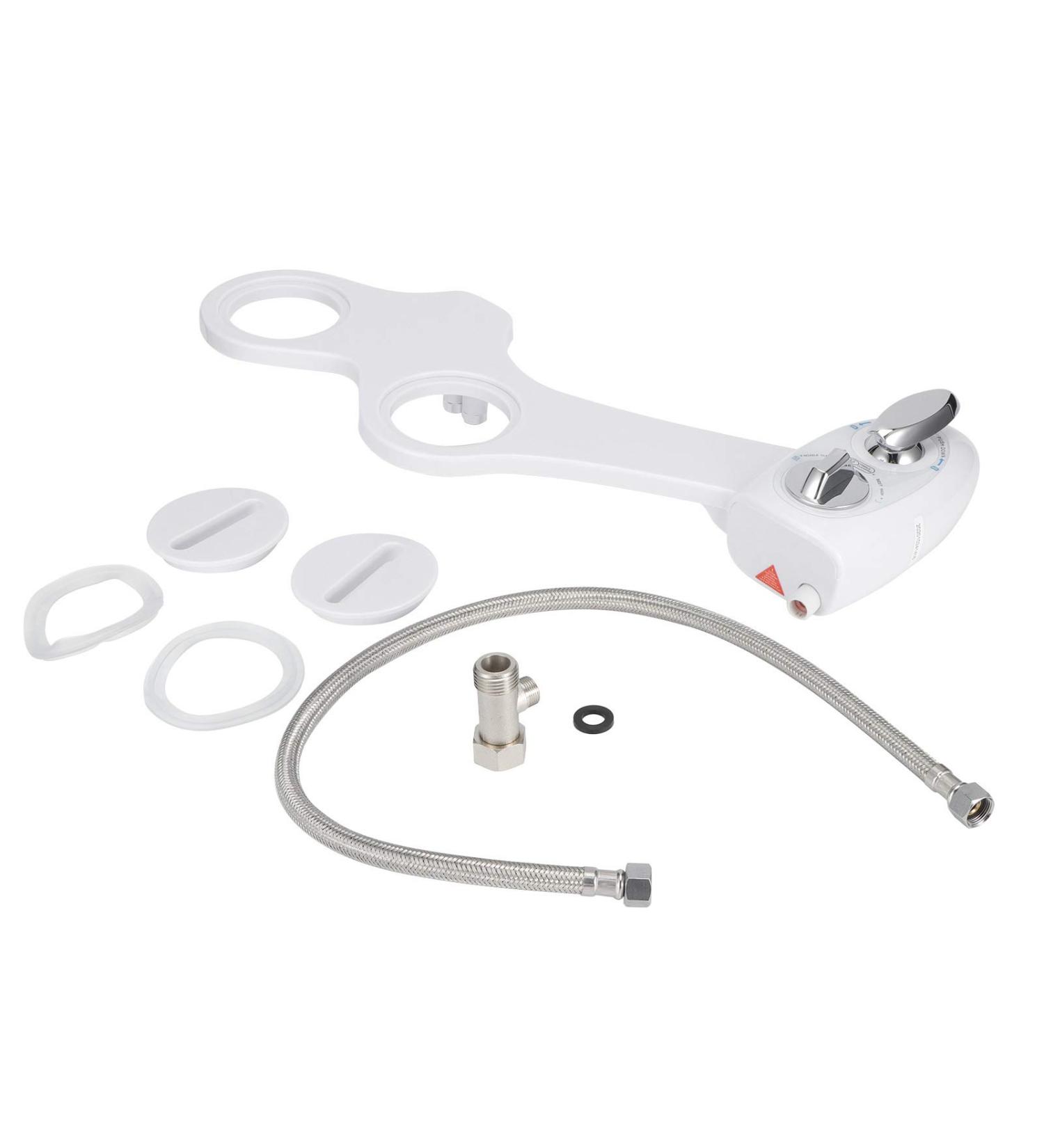 Non-Electric Mechanical Bidet Toilet Seat - Adjustable Fresh Water Spray Attachment for Ultimate Comfort - Buy Online on GoSupps.com