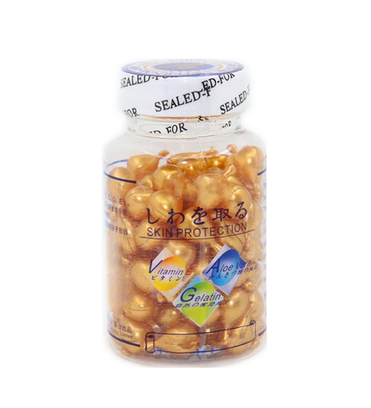 Vitamin E Face Serum Capsules Vitamin E Serum Anti-Wrinkle & Anti-Aging 90 Softgels Anti-Wrinkle Face Serum Firming Moisturizing Essence for Neck - Buy Online on GoSupps.com