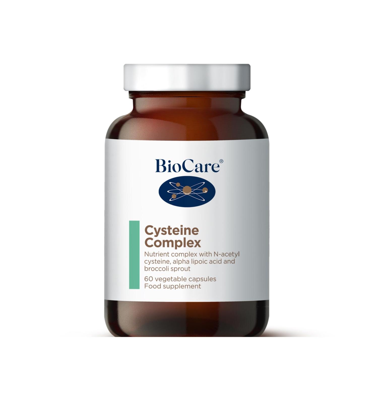 BioCare Cysteine Complex | N-Acetyl Cysteine & Alpha Lipoic Acid Nutrient Blend - 60 Capsules - Buy Online on GoSupps.com
