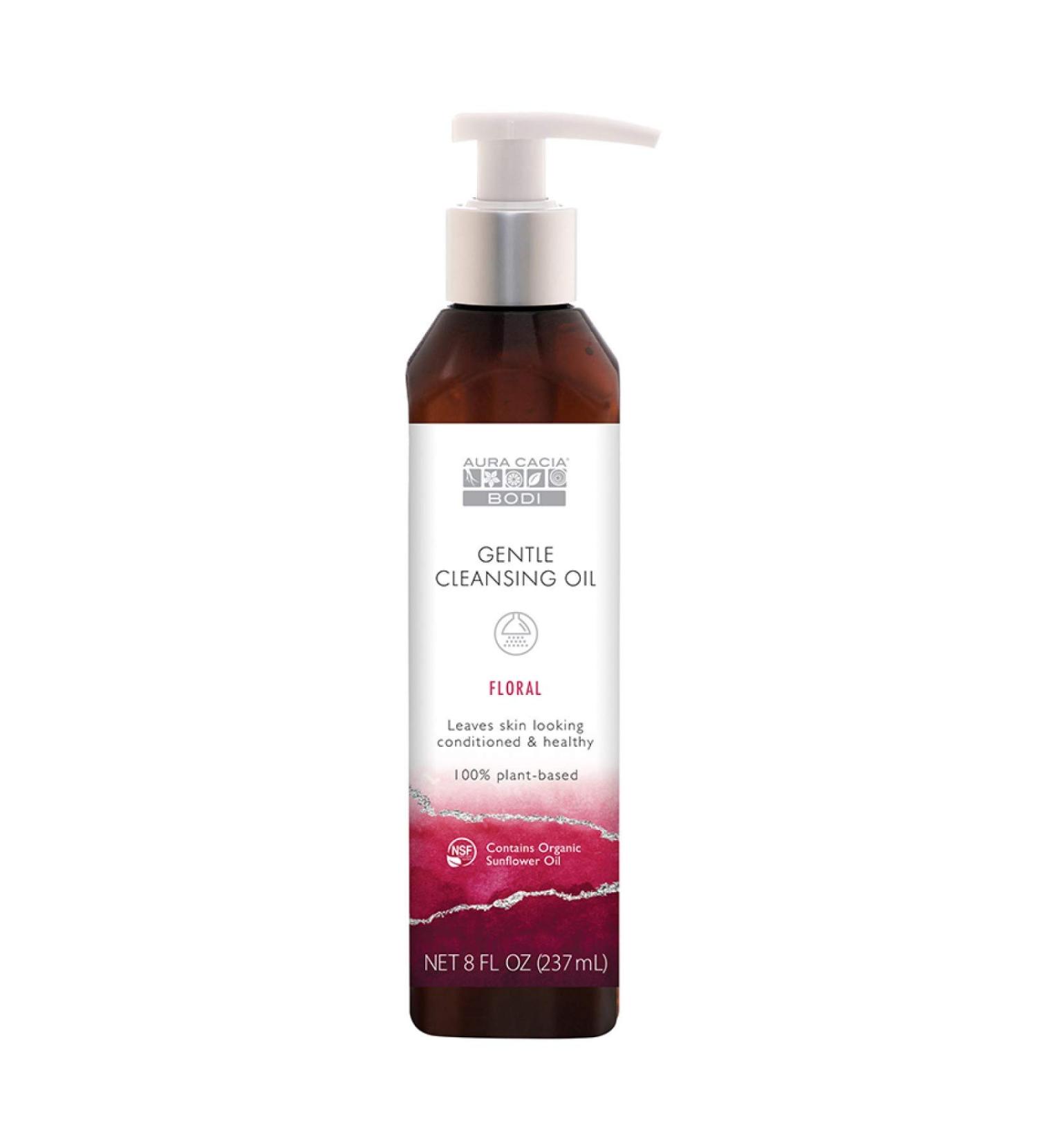 Aura Cacia Gentle Cleansing Oil Floral 8 fl oz â€“ Natural Skin Care - Buy Online on GoSupps.com