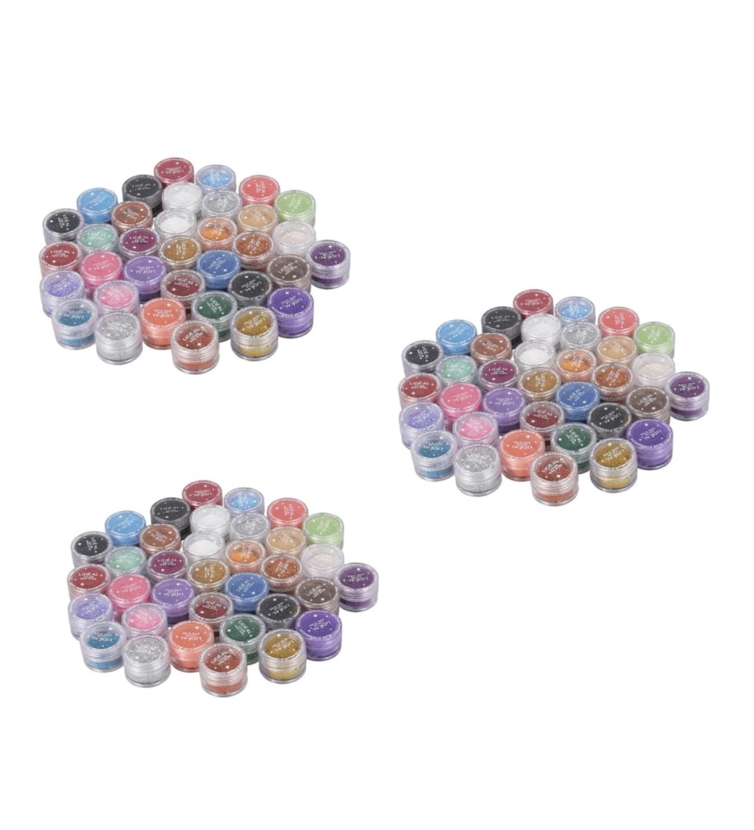 Beavorty 90 pcs Dust Cosmetic Eyeshadow Mineral Shadow Eye Powder Pearl Shimmer Makeup Multi-colors Pigments - Buy Online on GoSupps.com