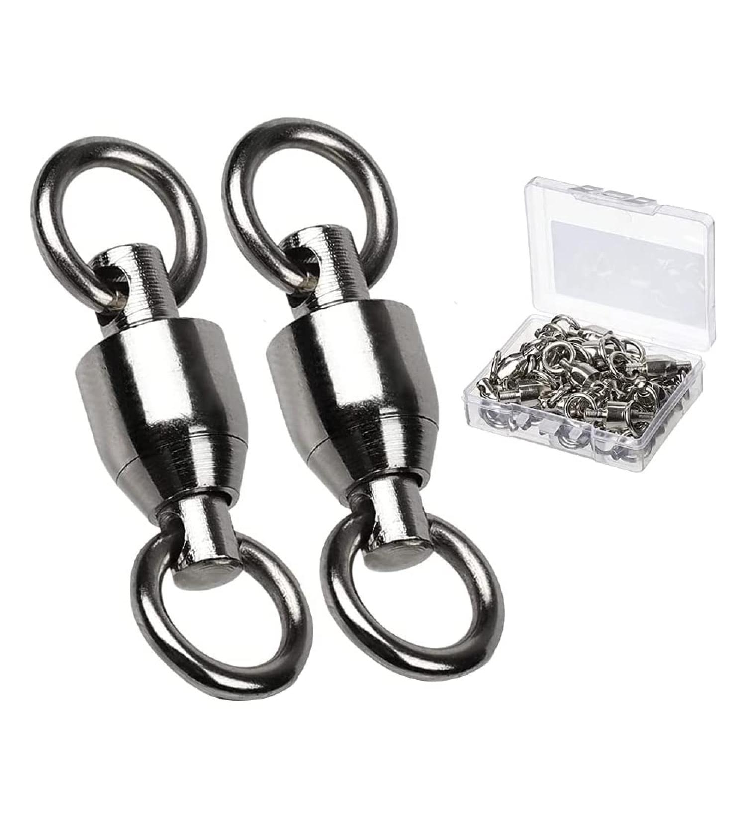 9Tong Ball Bearing Vertebrae Welded Rings - Waller & Sea Vertebrae Spitring Fishing Equipment | 25 PCs Size 0 (33lb) - Premium Bait Connection Accessories - Buy Online on GoSupps.com