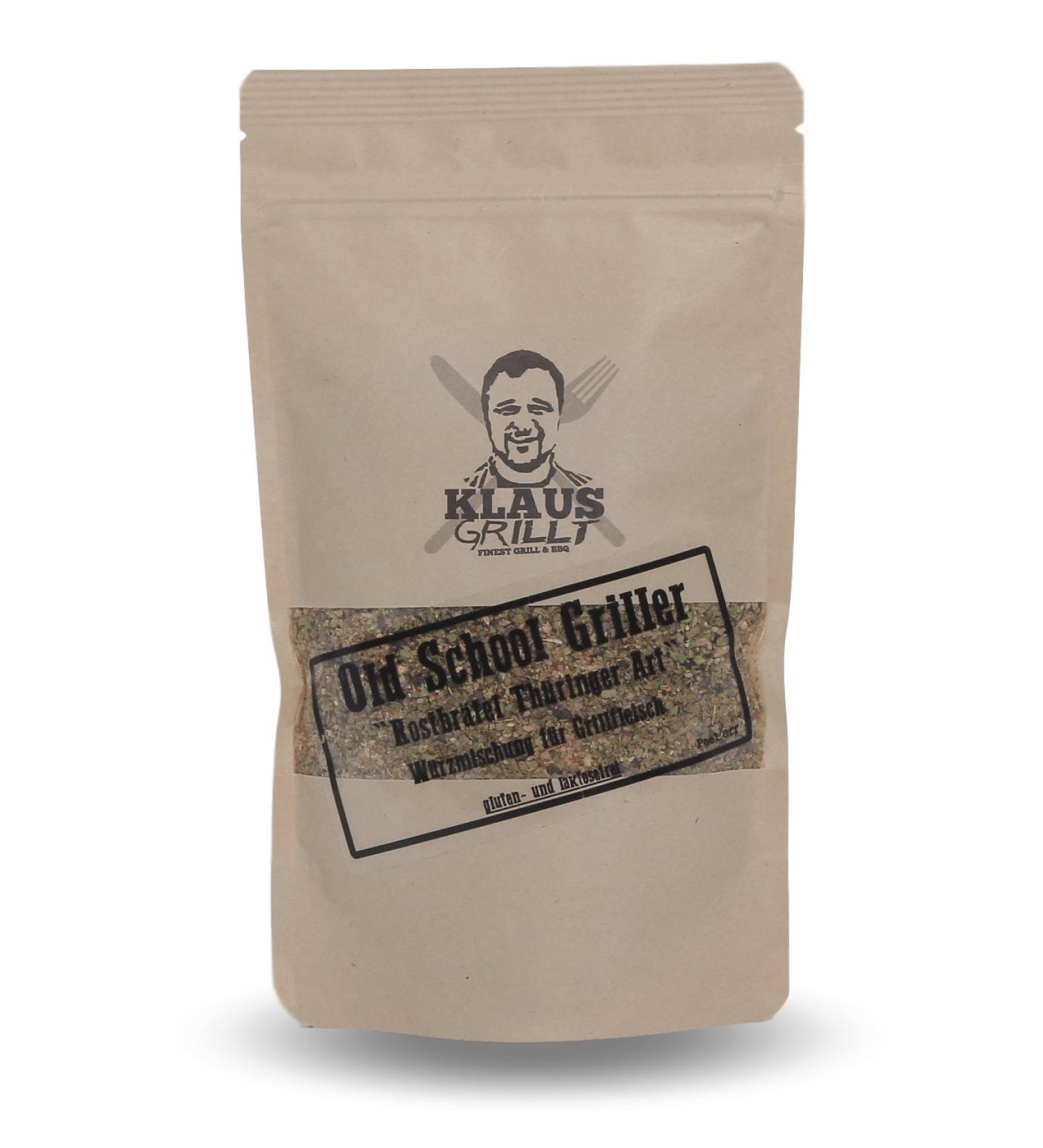 Klaus Grillt - Old School Griller (Rostbr tel Thuringian style) 200 g stand-up bag