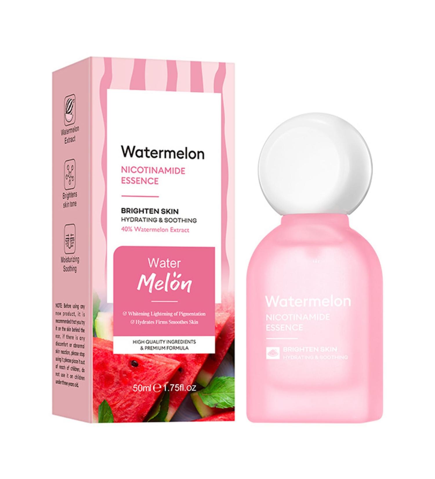 24-Hour Hydrating Facial Serum with Watermelon 50ml Daily Use Moisturizer for Comfortable Skin Pink One Size One Size Pink - Buy Online on GoSupps.com