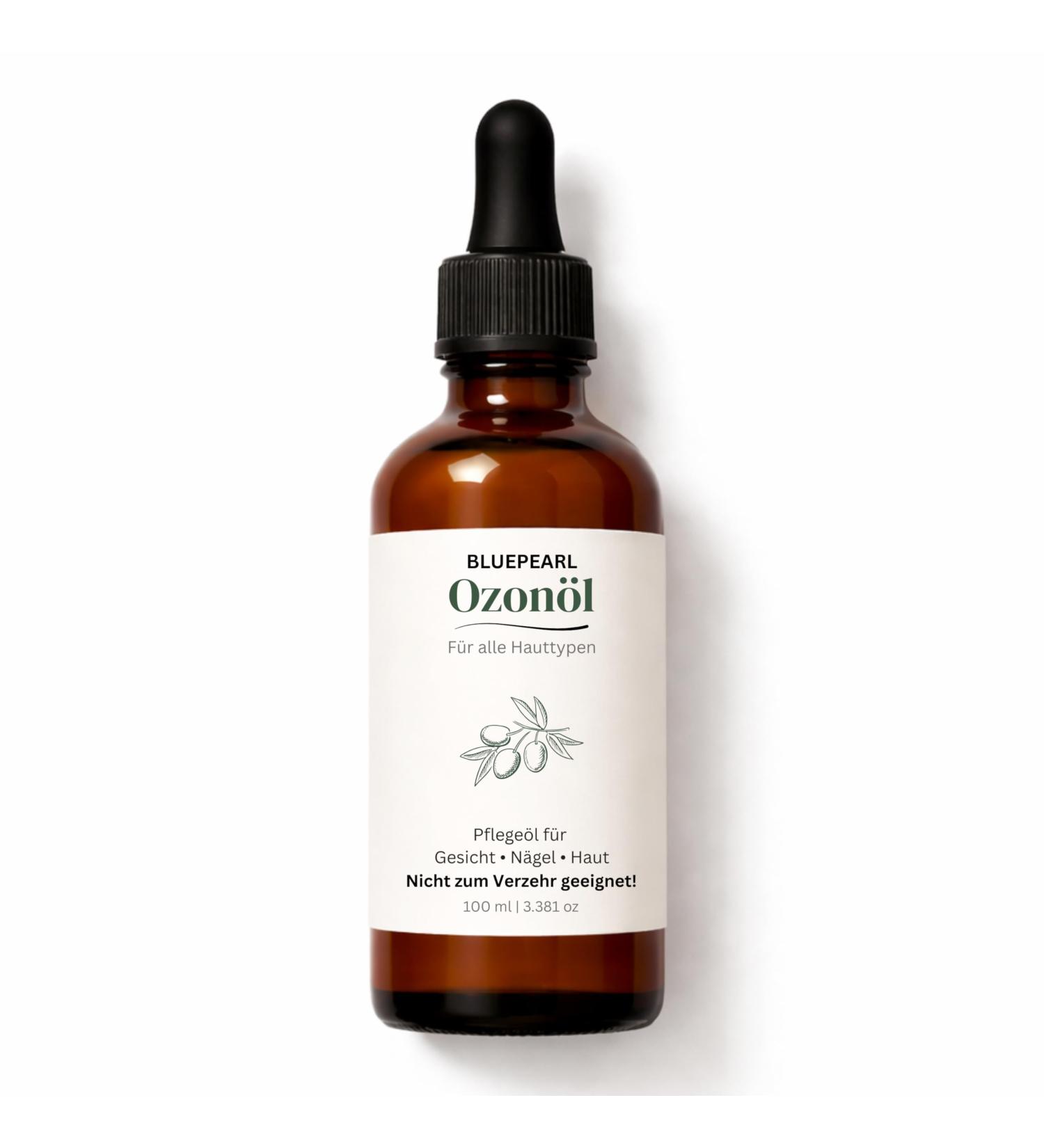 Huile d'ozone 100 ml Huile d'olive ozonis e d'Autriche pour peaux sensibles et sollicit es | Remplie la main et ozonis e 48/96 h | Huile de soin cosm tique naturelle pour le visage la peau et les 100 ml (Lot de 1) - Buy Online on GoSupps.com