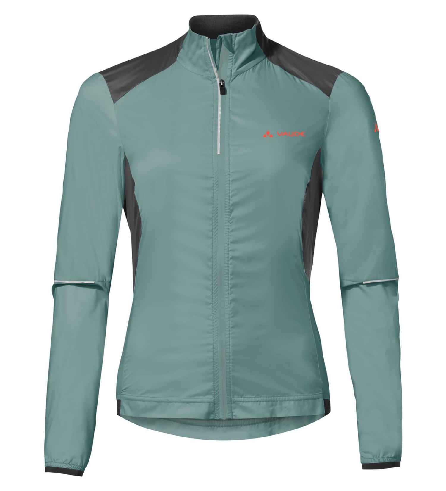 VAUDE Women's Air Pro Jacket 42 - Dusty Moss | Lightweight Waterproof Eco-Friendly Outdoor Jacket for Global Shipping - Buy Online on GoSupps.com