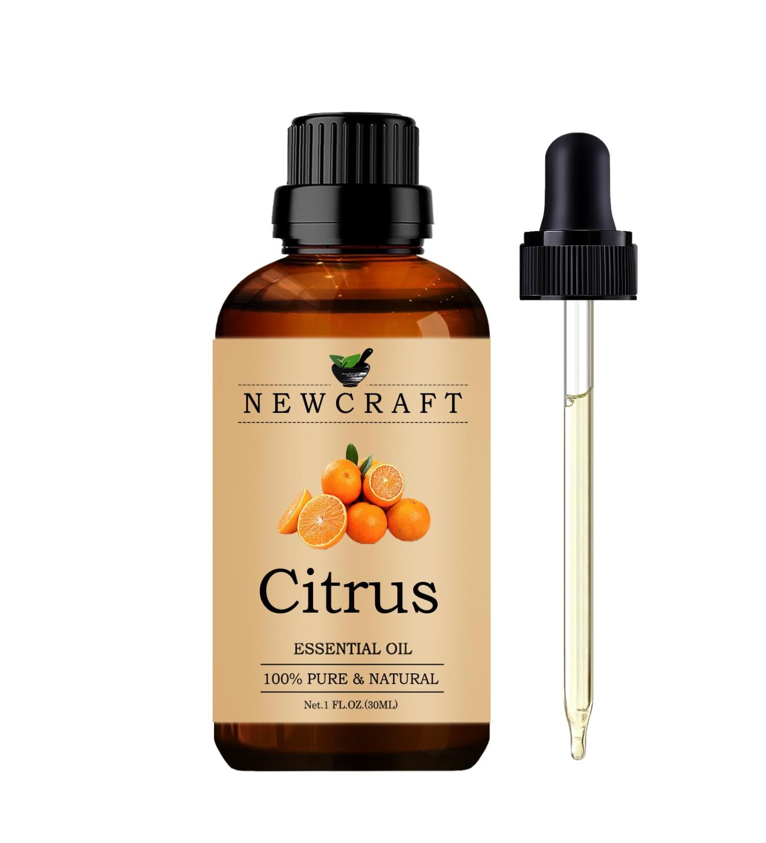 Organic Citrus Essential Oils 30ML - 100% Pure Natural Aromatherapy Oil with Dropper for Diffuser - Buy Online on GoSupps.com