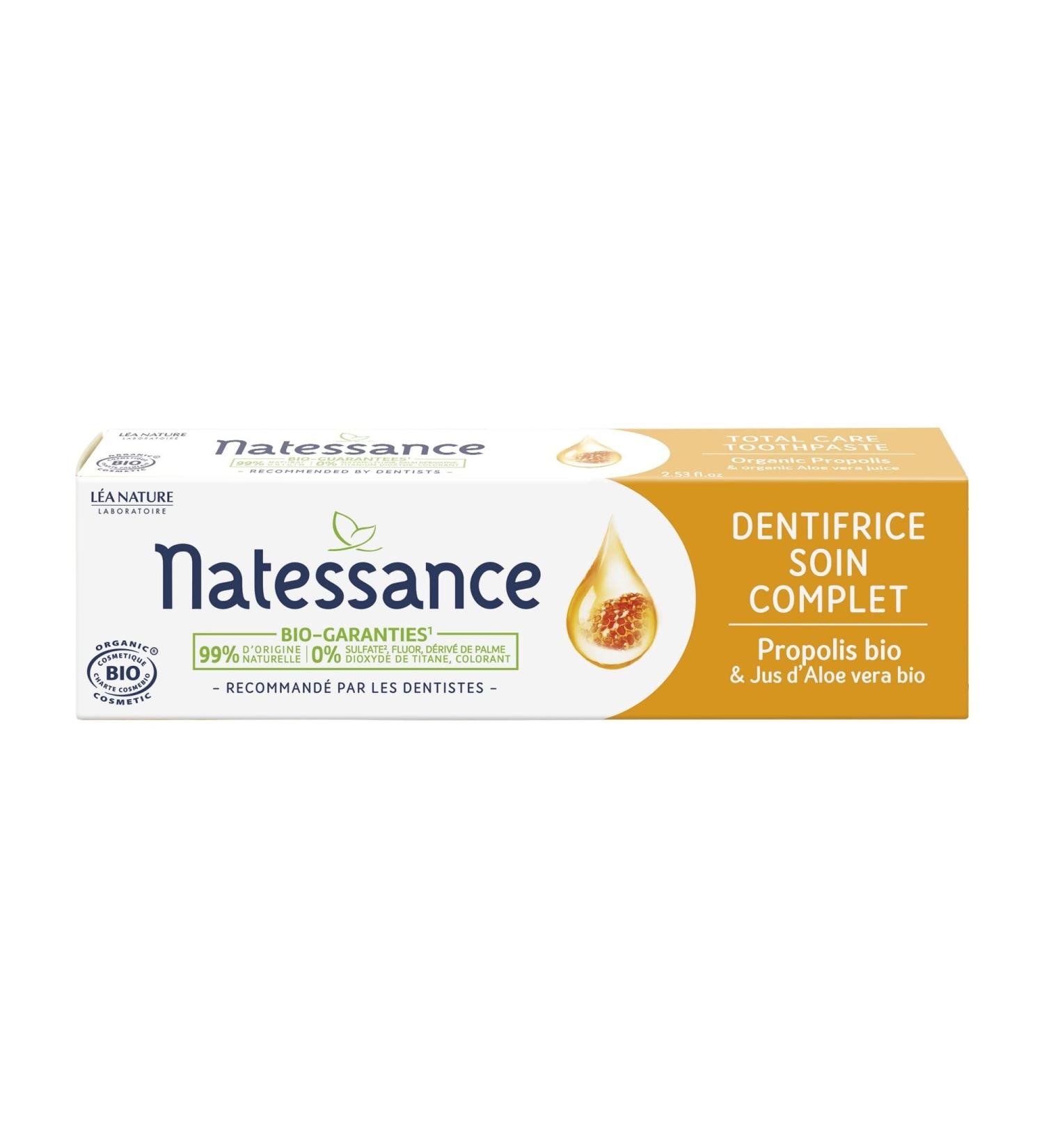Natessance Complete Toothpaste Organic Bio Cosmos Certified Oral Care 75 ml International Shipping Available - Buy Online on GoSupps.com