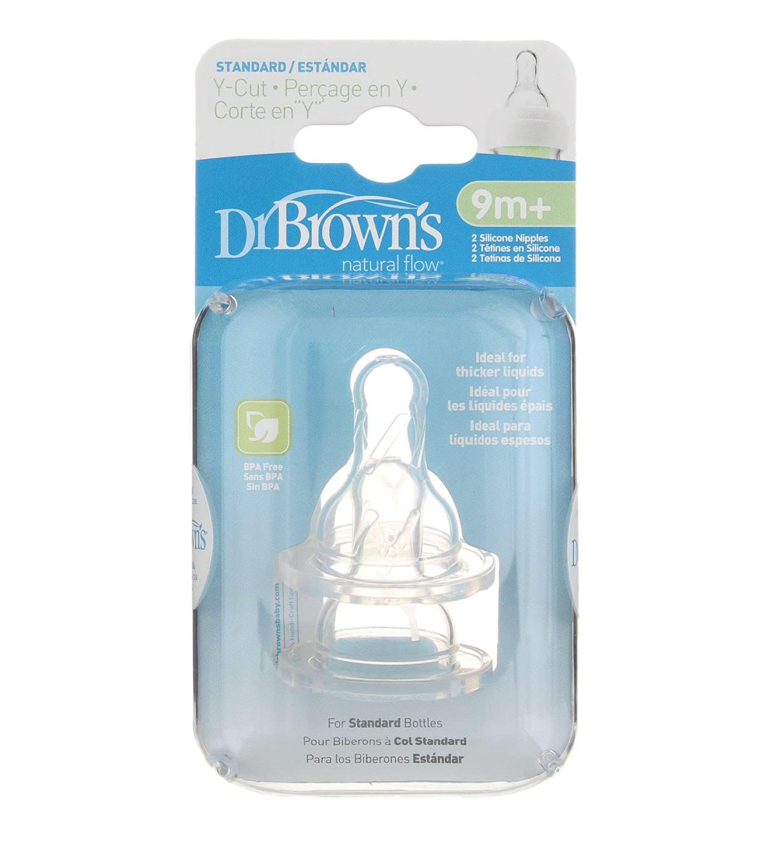 Dr. Brown's 8 Pack Level 4 Standard Nipple - Natural Flow Technology - Buy Online on GoSupps.com