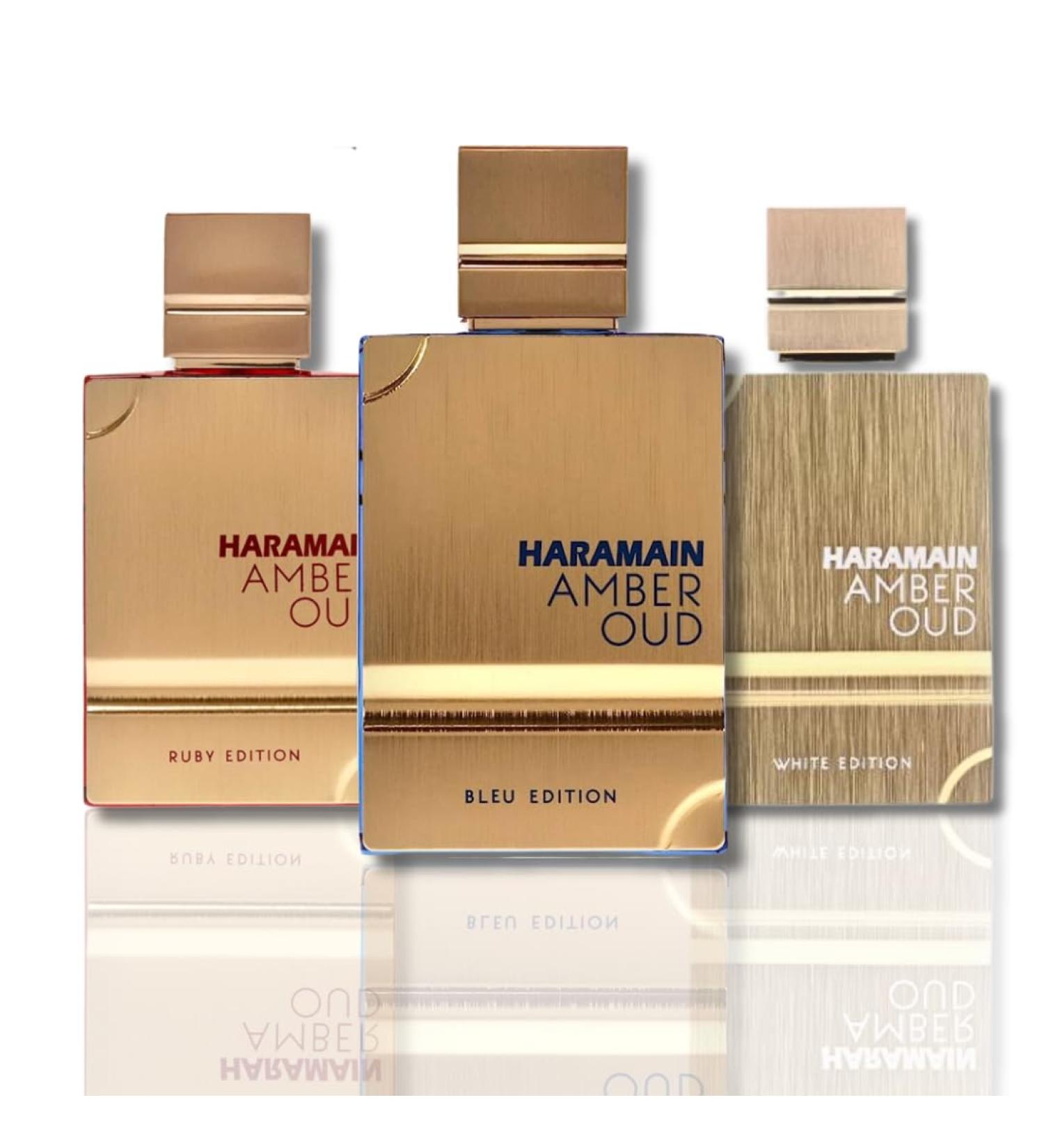 Al Haramain Amber Oud Ruby Edition Bleu Edition & White Edition EDP - 60ML (2.0 Oz). (Value Pack) - Buy Online on GoSupps.com