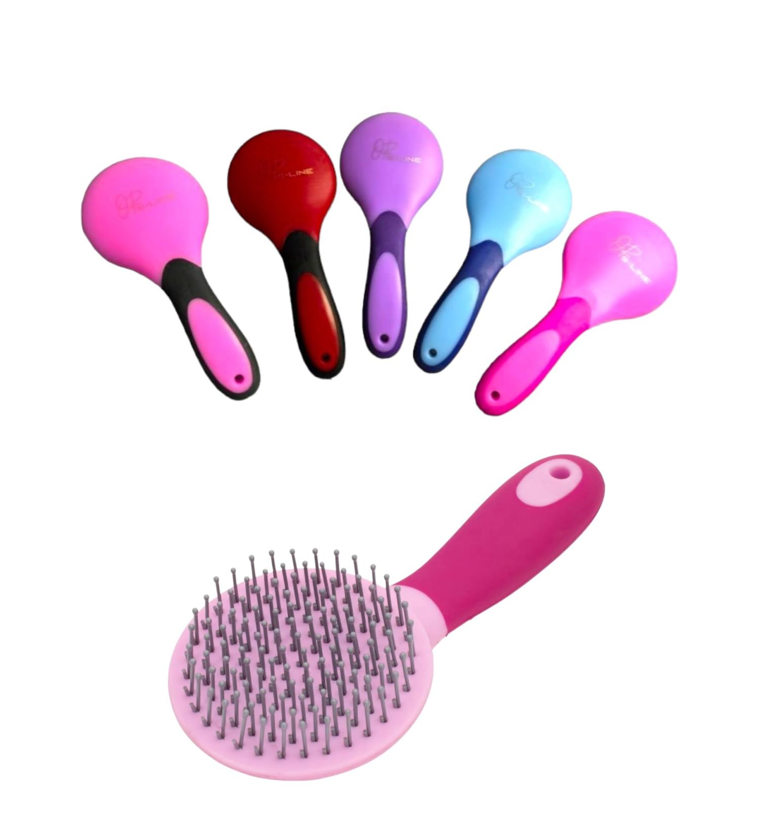 Softtouch mane brush for horses Tail and mane brush Tail brush Mane brush for horses (red)