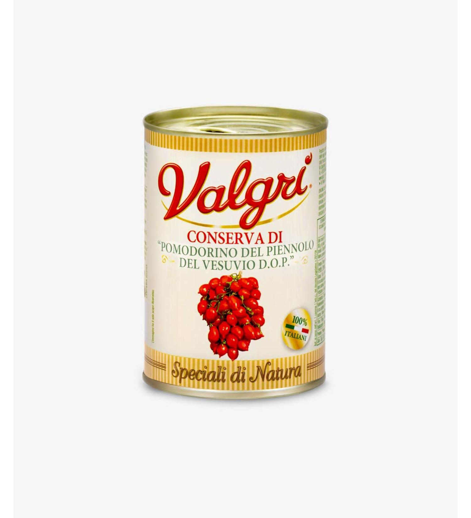 Piennolo tomatoes Vesuvius DOP in tin Gr. 400 - Buy Online on GoSupps.com