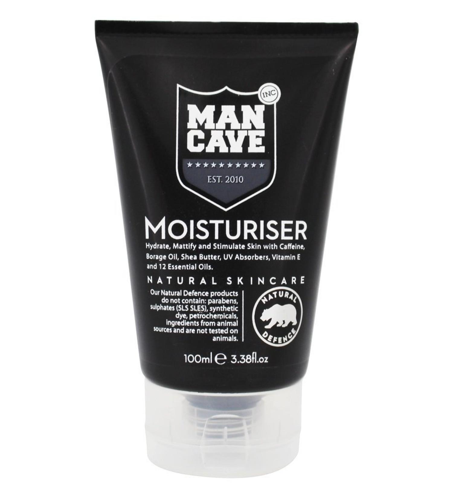 MANCAVE Face Moisturizer 3.4 OZ Hydrating Daily Cream for Men | International Shipping Available - Buy Online on GoSupps.com