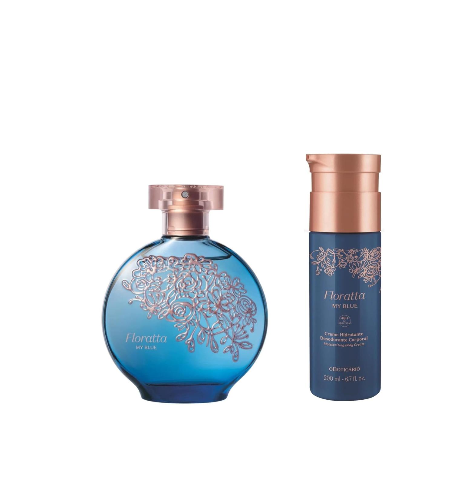 O BOTICARIO Floratta My Blue for Women Fragrance Bundle Set: Eau de Toilette 2.5 Ounce & Moisturizing Body Lotion 6.7 Ounce - Buy Online on GoSupps.com