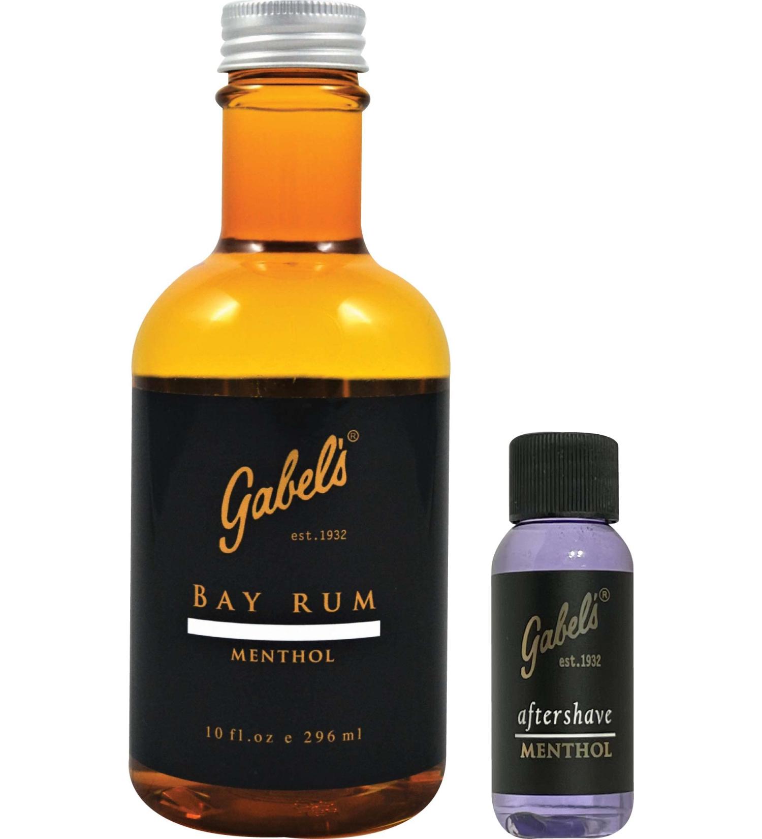 Bay Rum Aftershave with Menthol (10 fl oz) Limited Edition and Ave 18 Aftershave (1 fl oz) Authentic Direct