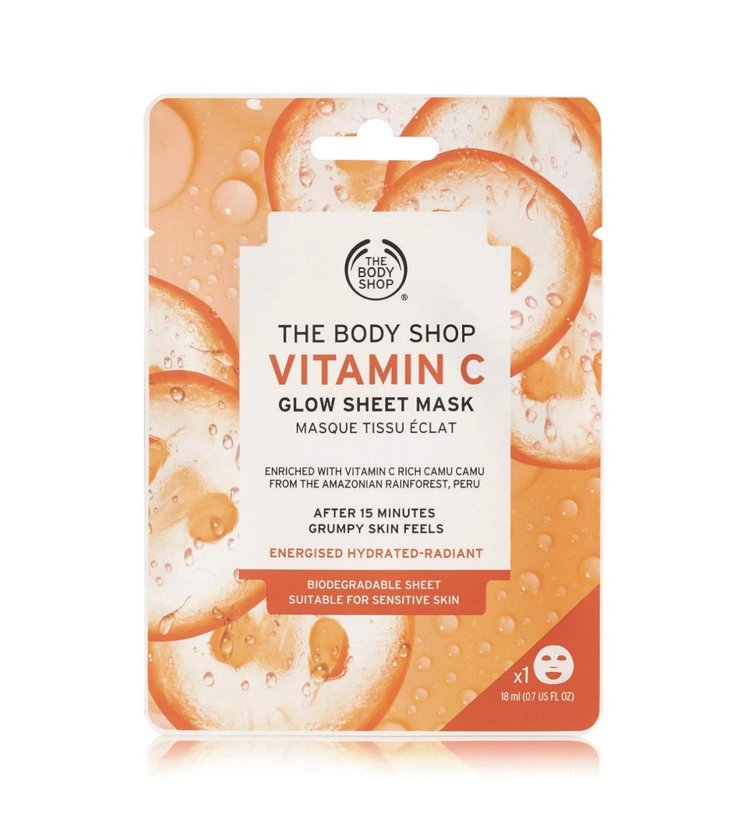 Vitamin C Glow Sheet Mask Single Use - Buy Online on GoSupps.com