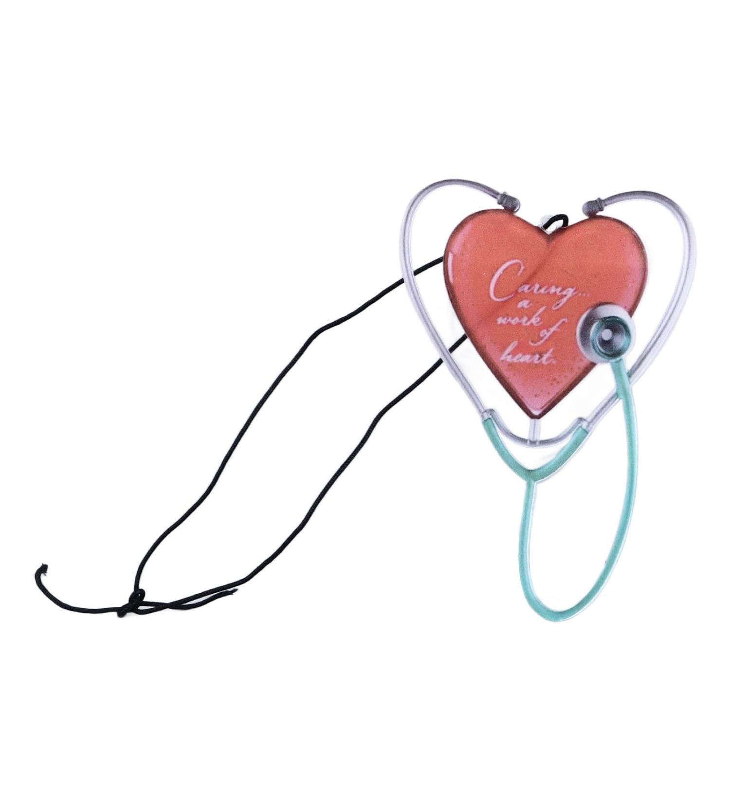 Heart Stethoscope Ornament | Caring Christmas Tree Decoration for Doctors Nurses & Caregivers - Buy Online on GoSupps.com