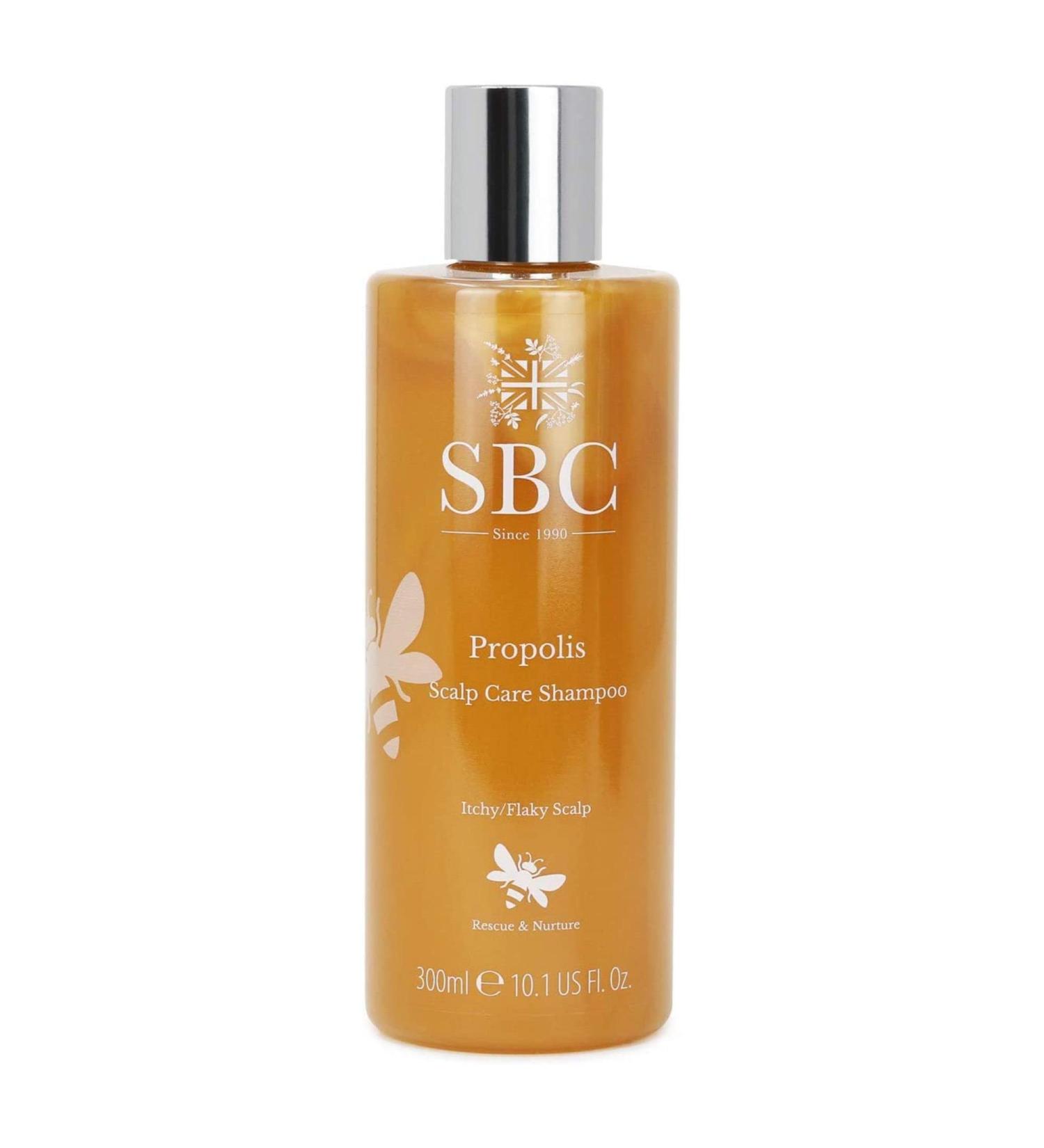 SBC Skincare - Propolis Sensitive Scalp Shampoo - 300ml - Helps make hair soft shiny and silky without weighing it down - Moisturizing Shampoo - Propolis Shampoo - Buy Online on GoSupps.com