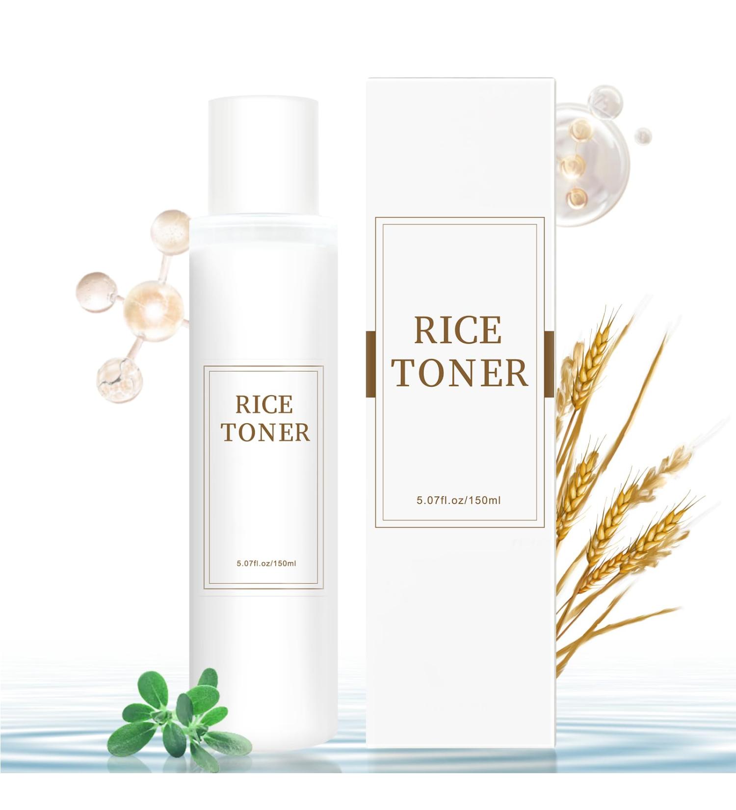 Rice Toner Toner Visage Korean Korean Skincare Toner visage Lotion Tonique Visage Toner Riz Raffermissant Hydratant Non Gras Adapt Tous Types de Peau 150ml - Buy Online on GoSupps.com