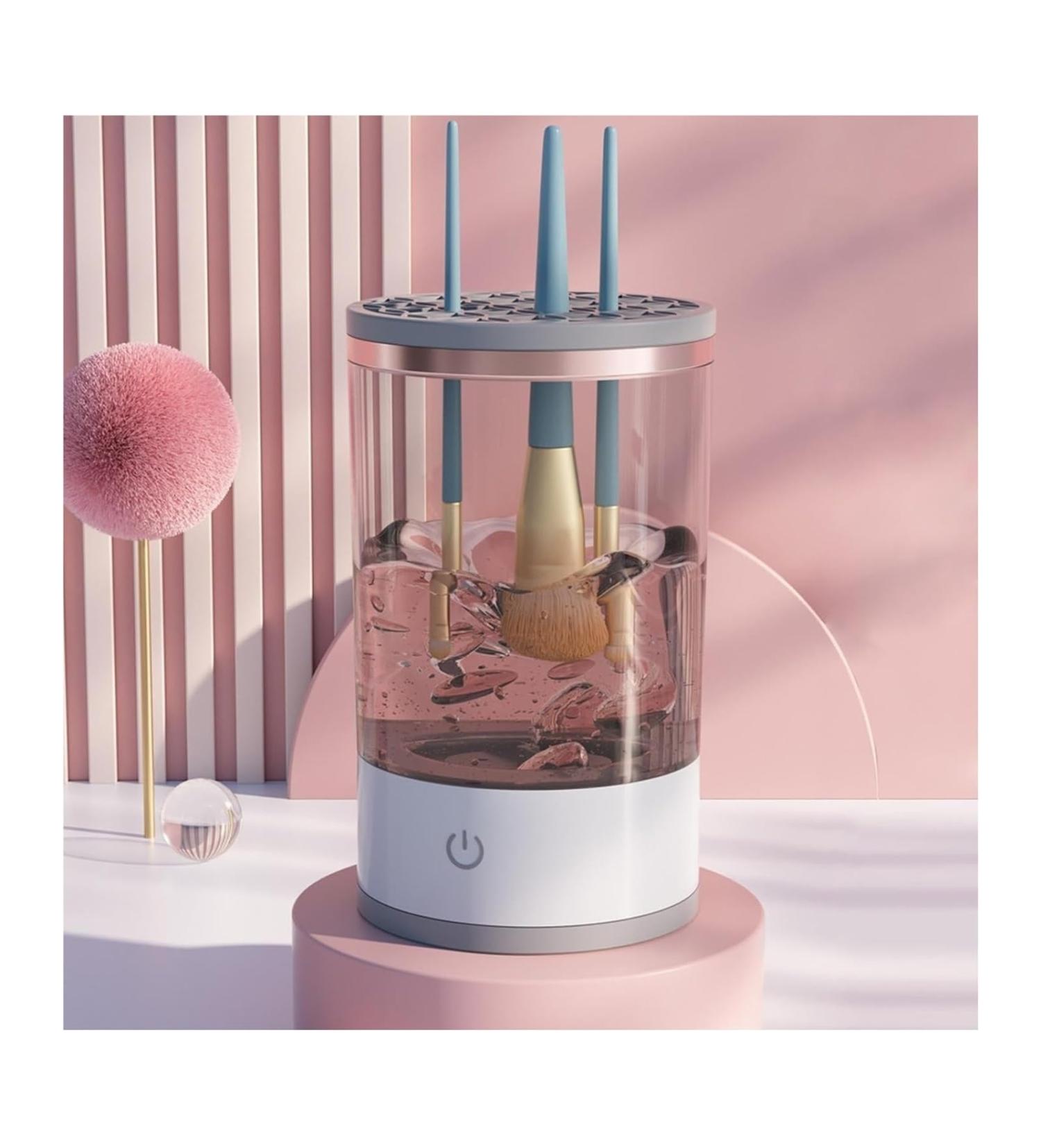 Electric Makeup Brush Cleaner - Automatic Spinning Brush Cleaner for All Makeup Brushes - Fast & Efficient Cleaning - Buy Online on GoSupps.com
