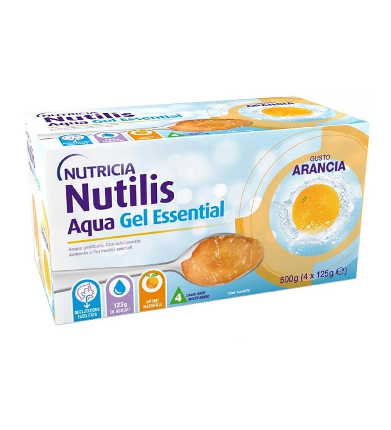 Nutricia Nutilis Aqua Gel Orange Food for Special Medicinal Purposes 4 x 125 g