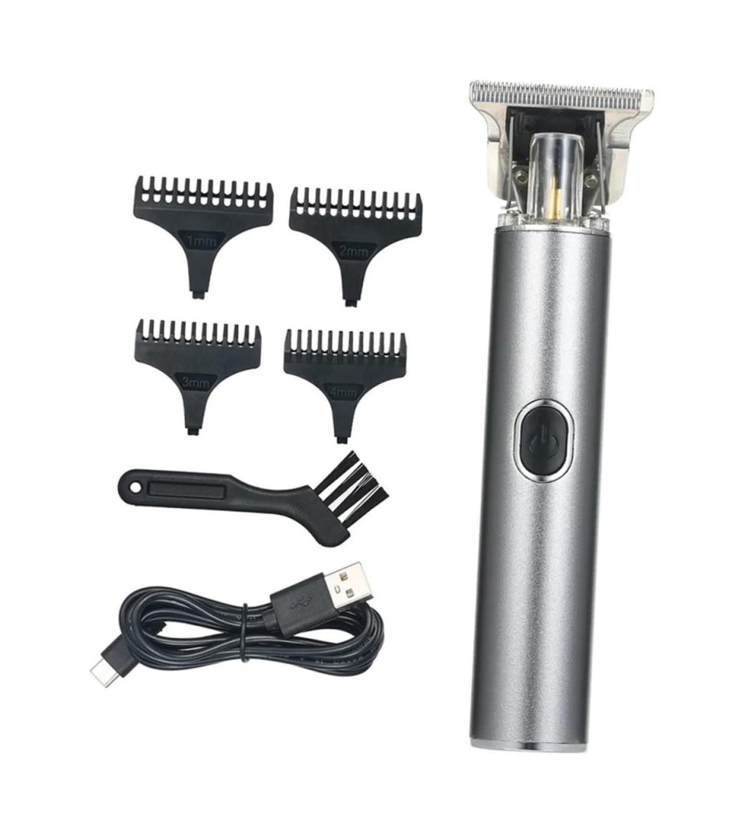 Beaupretty Rechargeable Electric Shaver & Hair Grooming Kit for Men - Special Carving Clippers & Fabric Shaver 14.7x2.4cm Silver - Buy Online on GoSupps.com
