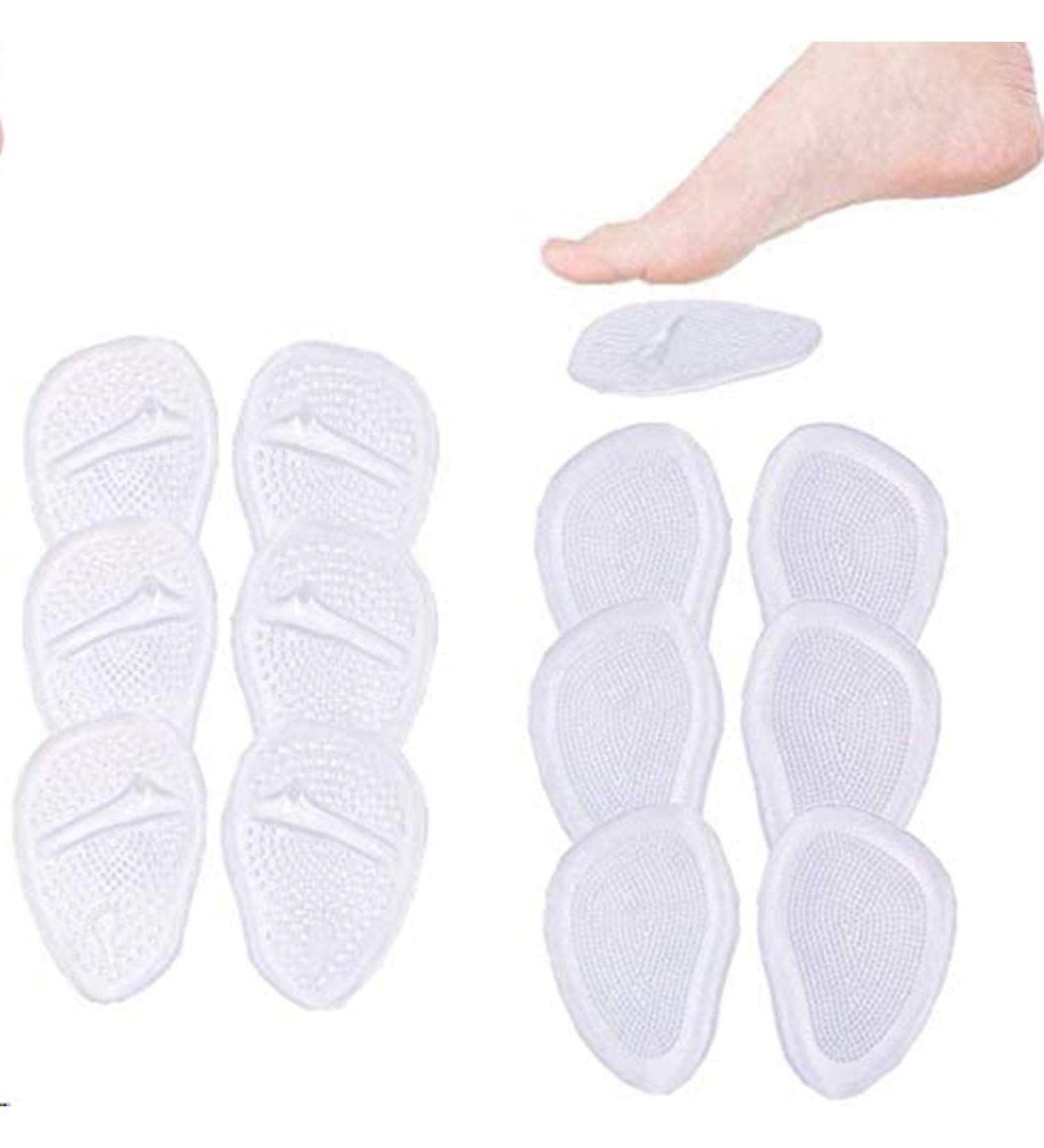 SIISMI Forefoot High Heel Cushions | 6 Pairs Gel Metatarsal Pads for Pain Relief - International Shipping - Buy Online on GoSupps.com