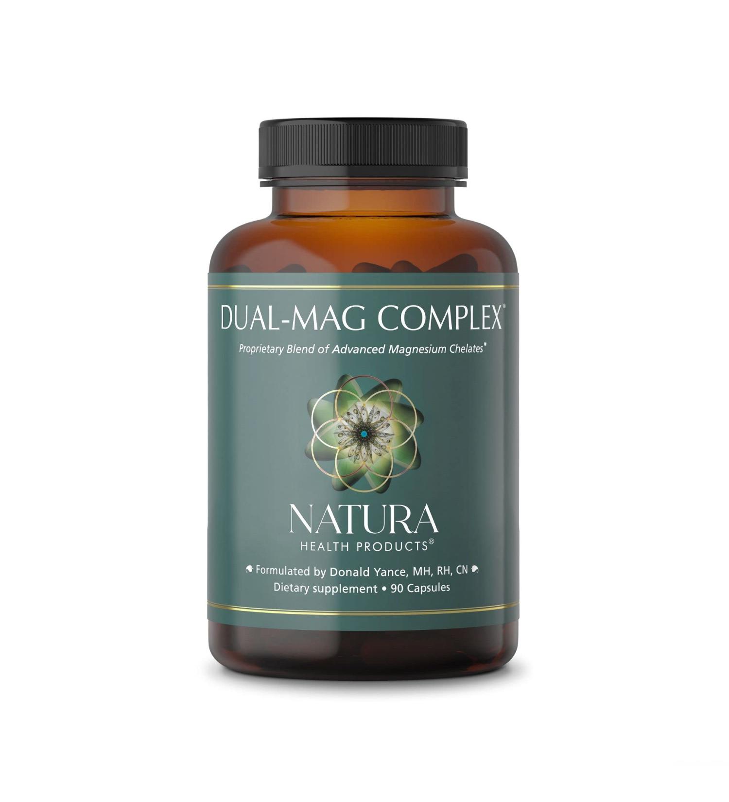Natura Health Dual-Mag Complex Magnesium Chelates (90 Caps) - Natural Magnesium Supplement - Buy Online on GoSupps.com