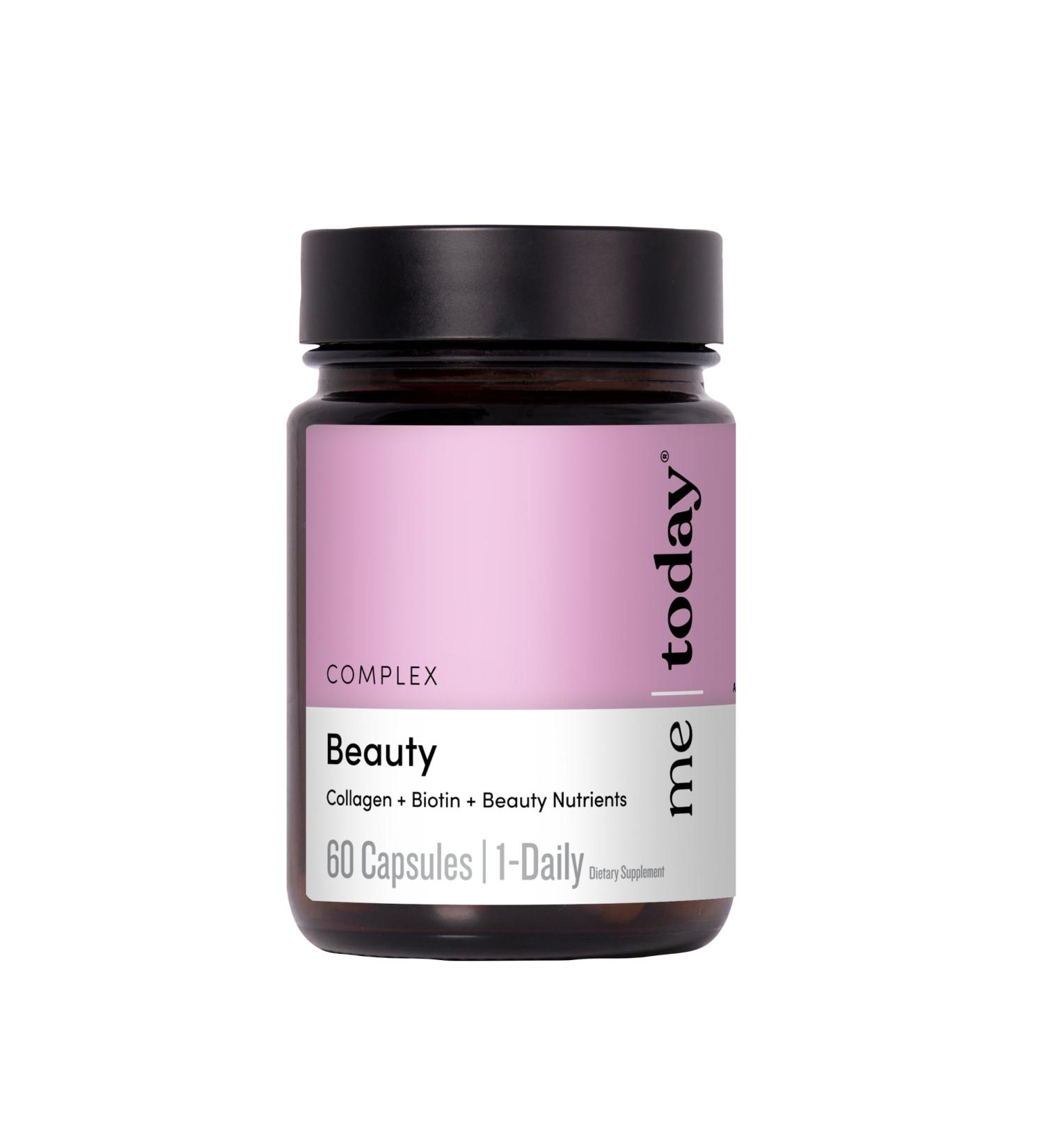 me today Beauty Supplement Hair Skin and Nails Vitamins for Women and Men with Biotin Collagen Vitamin C and Zinc for Stronger Hair Glowing Skin & Healthy Nails 60 Servings - Buy Online on GoSupps.com