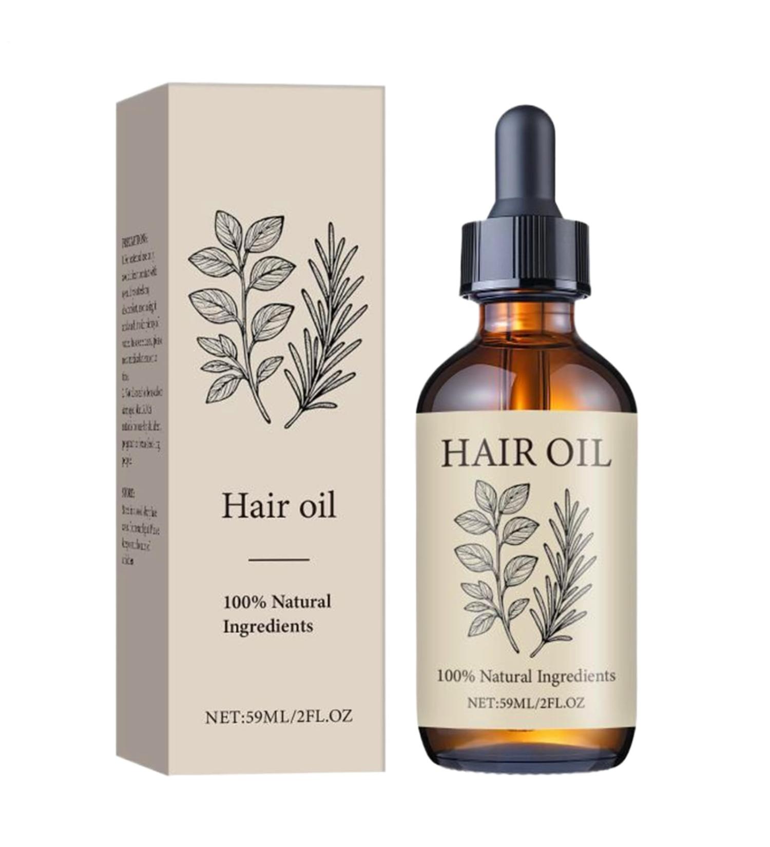 Curly hair oil 59ml hair care oil - Strengthening and natural anti-frizz treatment for split ends and scalp repair moisturizing - for home and travel use - Buy Online on GoSupps.com