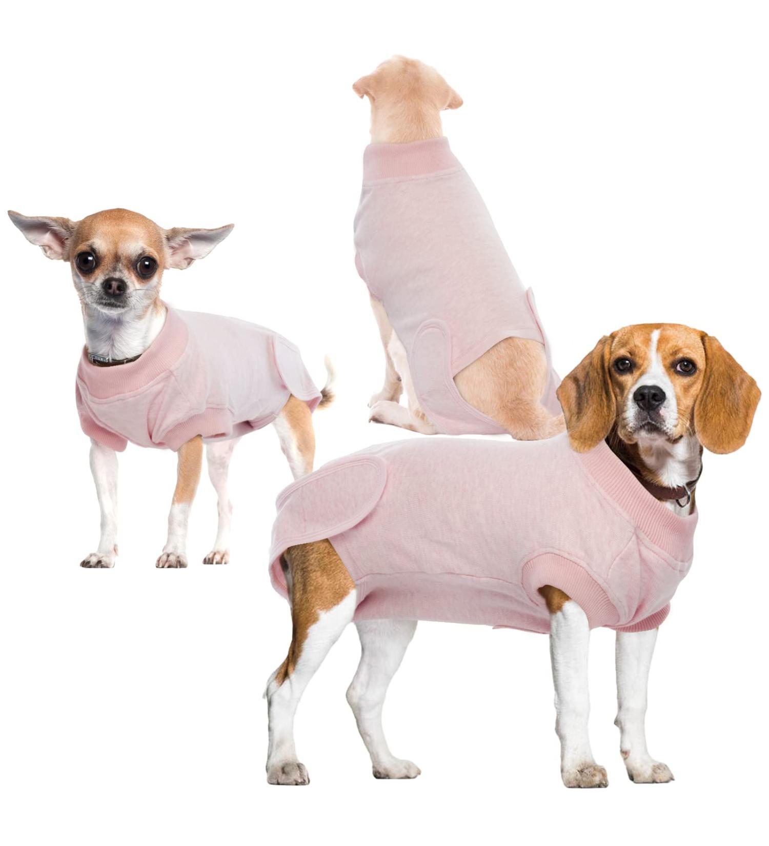 Buy Hjumarayan Dog Body After Op - Breathable Castration Medical Suit for Small to Large Dogs - Comfortable Alternative to Ruff - Pink - Buy Online on GoSupps.com