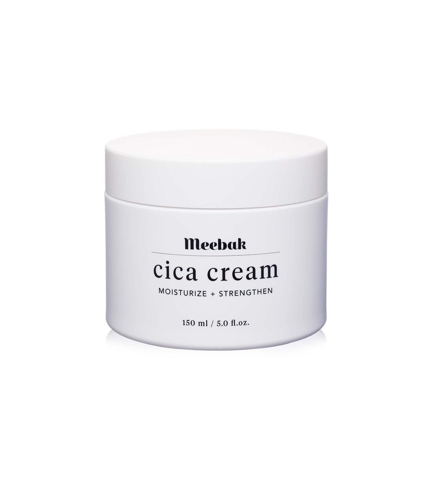 Meebak Cica Face Moisturizer for Women - Anti-Aging Korean Cream for Neck, Chest - Day and Night - 5 fl oz - Buy Online on GoSupps.com